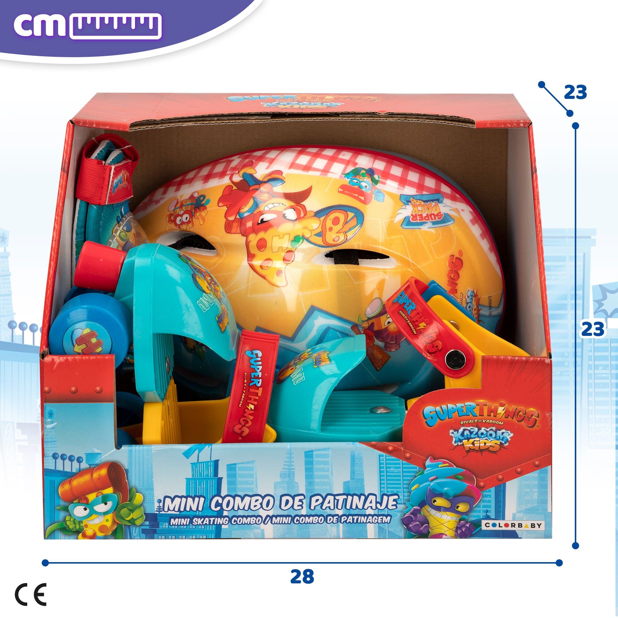 SuperThings Set de patinaje infantil