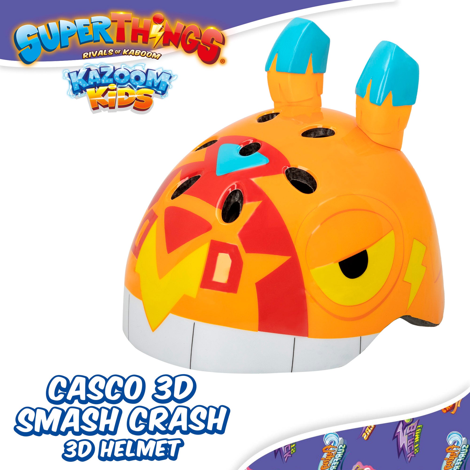 Casco patinete 3D Smash Crash SuperThings