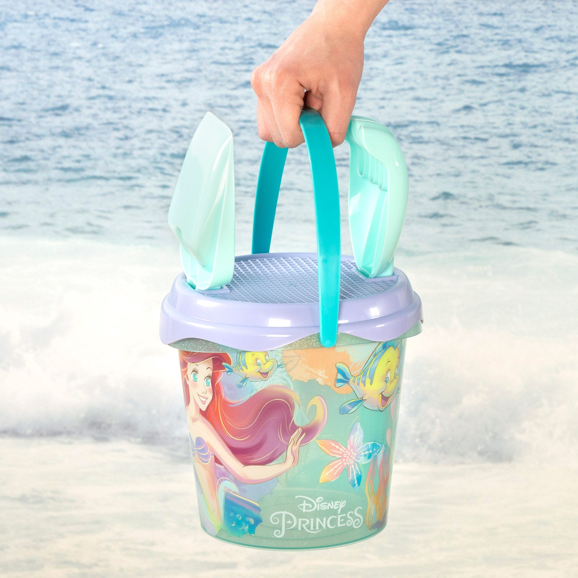 Disney Princess Cubo de playa con accesorios y mochila