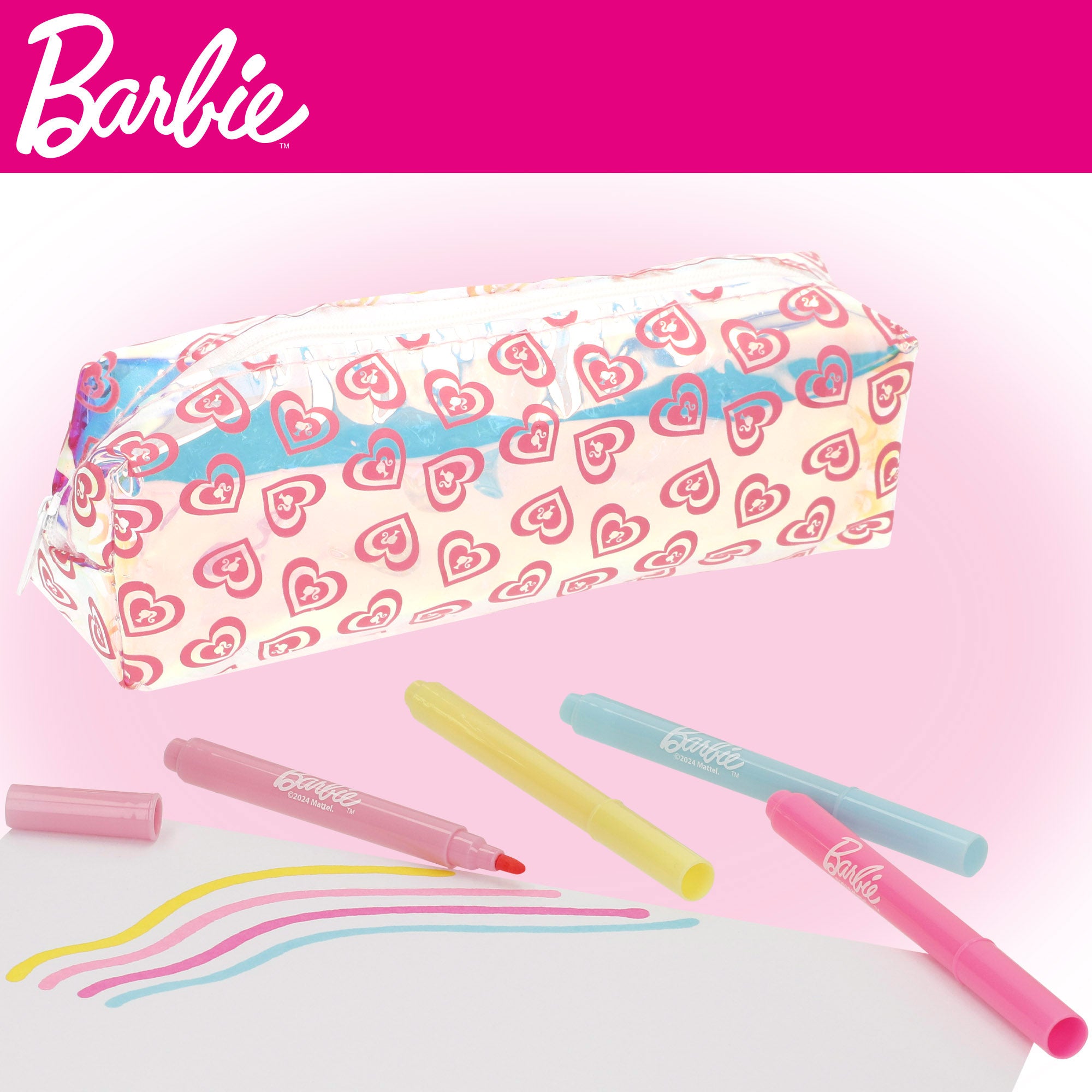 Barbie Set de accesorios con mochila para colorear
