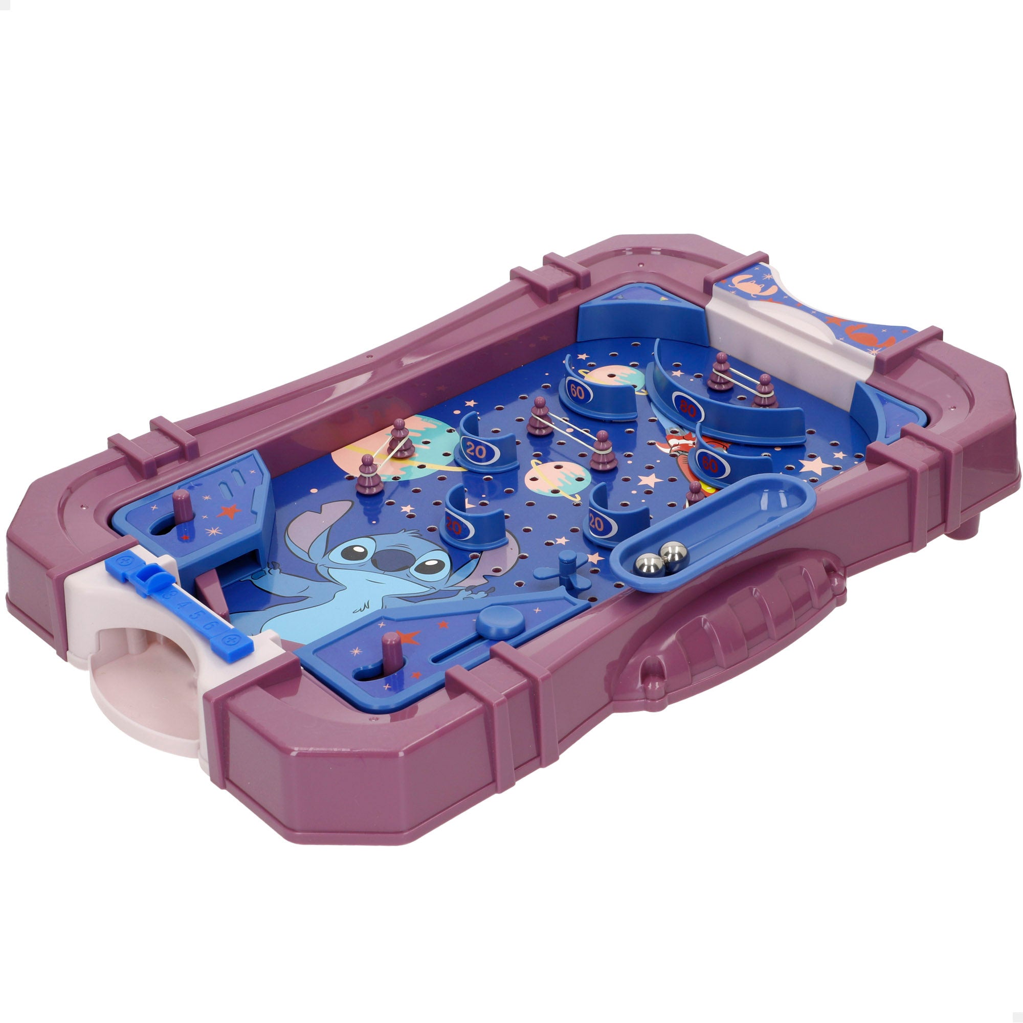Stitch Pinball de mesa infantil 26x38x8 cm