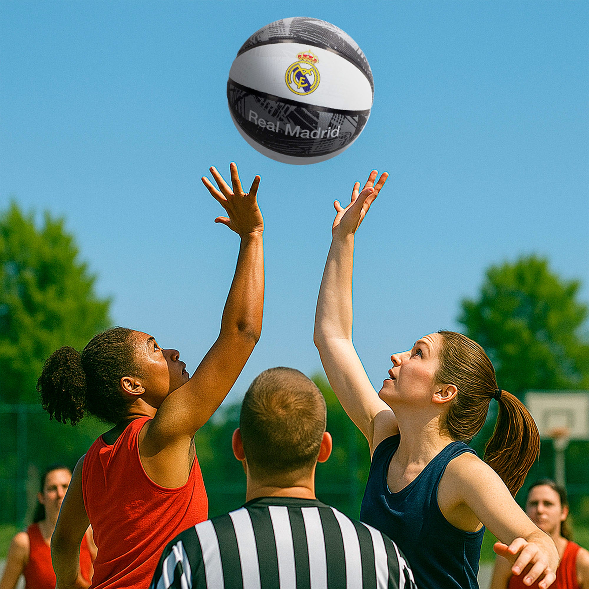 Real Madrid Balón de baloncesto talla 7 (deshinchado)