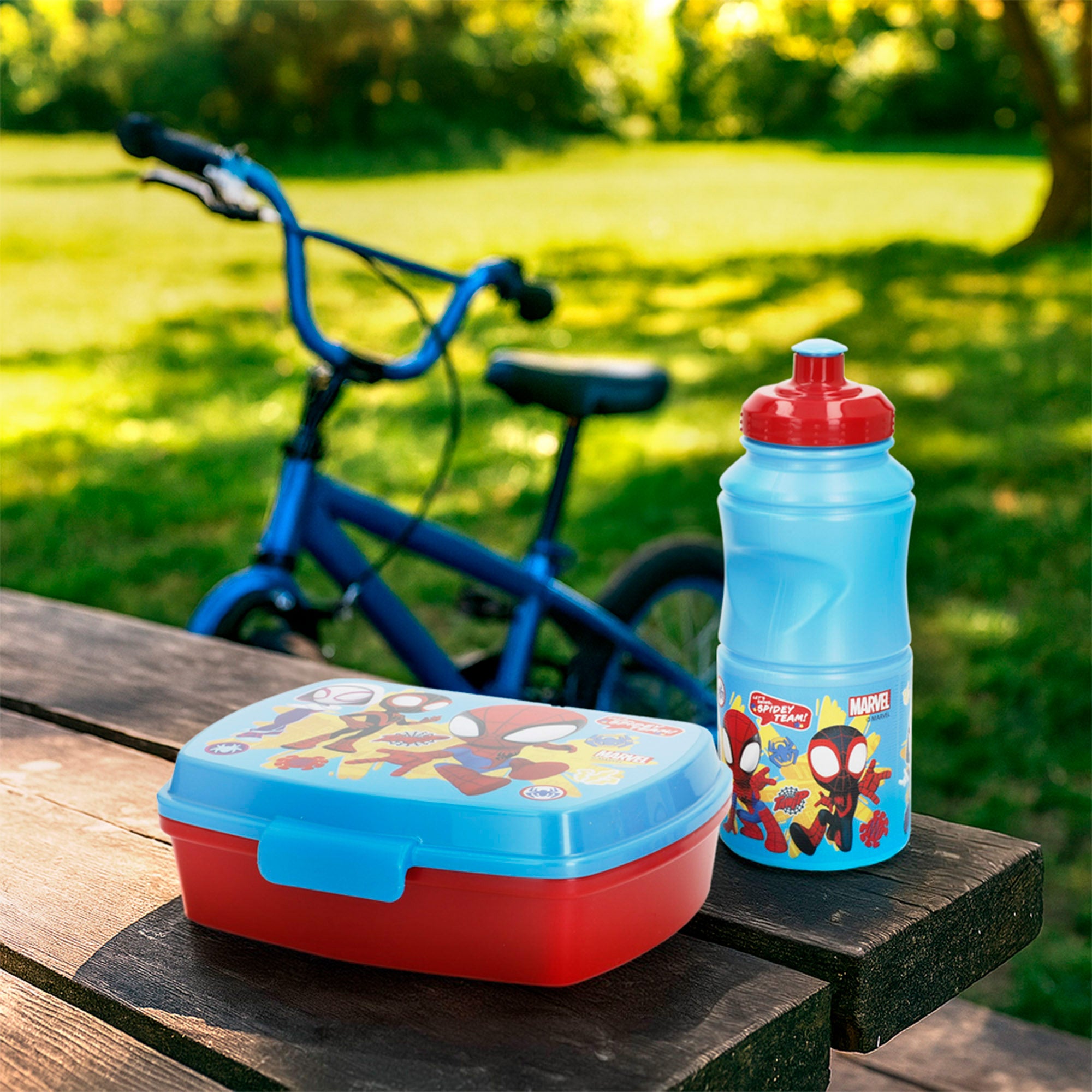 Spidey Pack fiambrera y botella infantil
