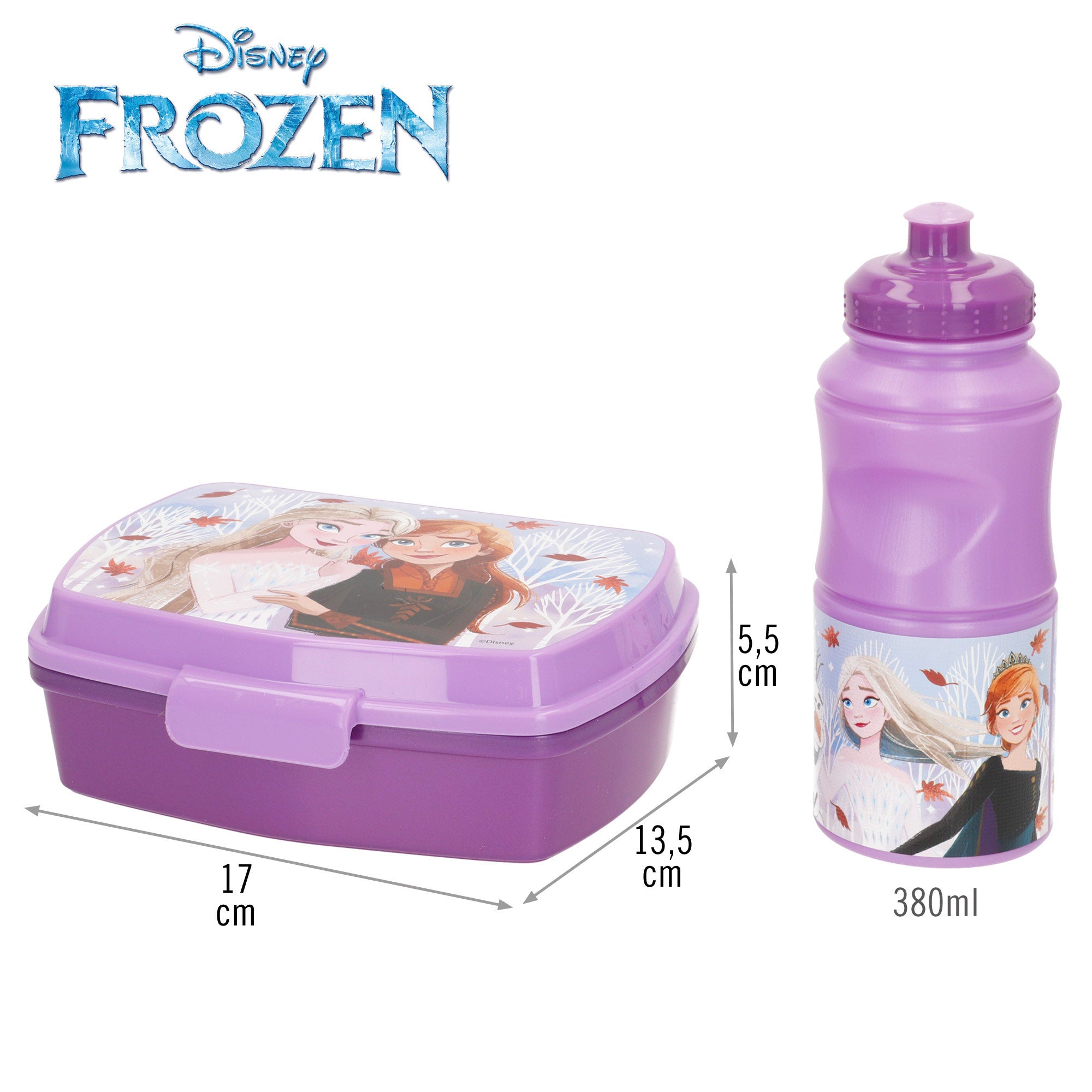 Frozen Set infantil sandwichera y botella 380 ml