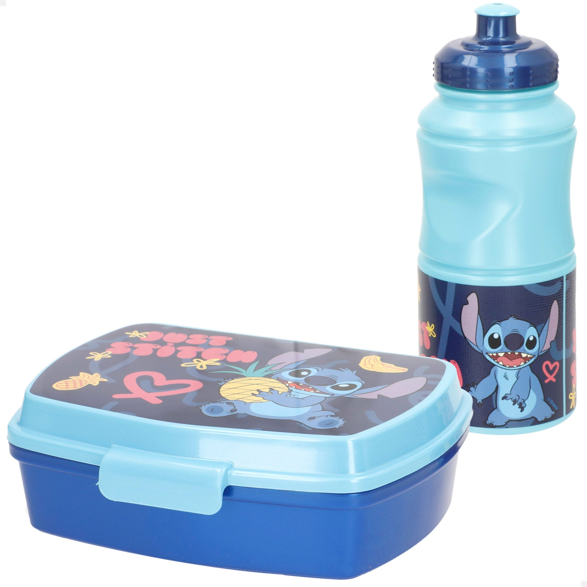 Stitch Pack fiambrera y botella infantil