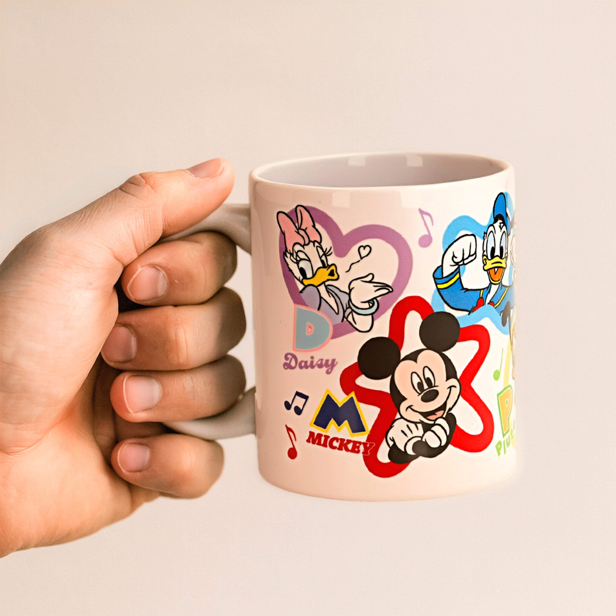 Minnie y Mickey Taza de cerámica