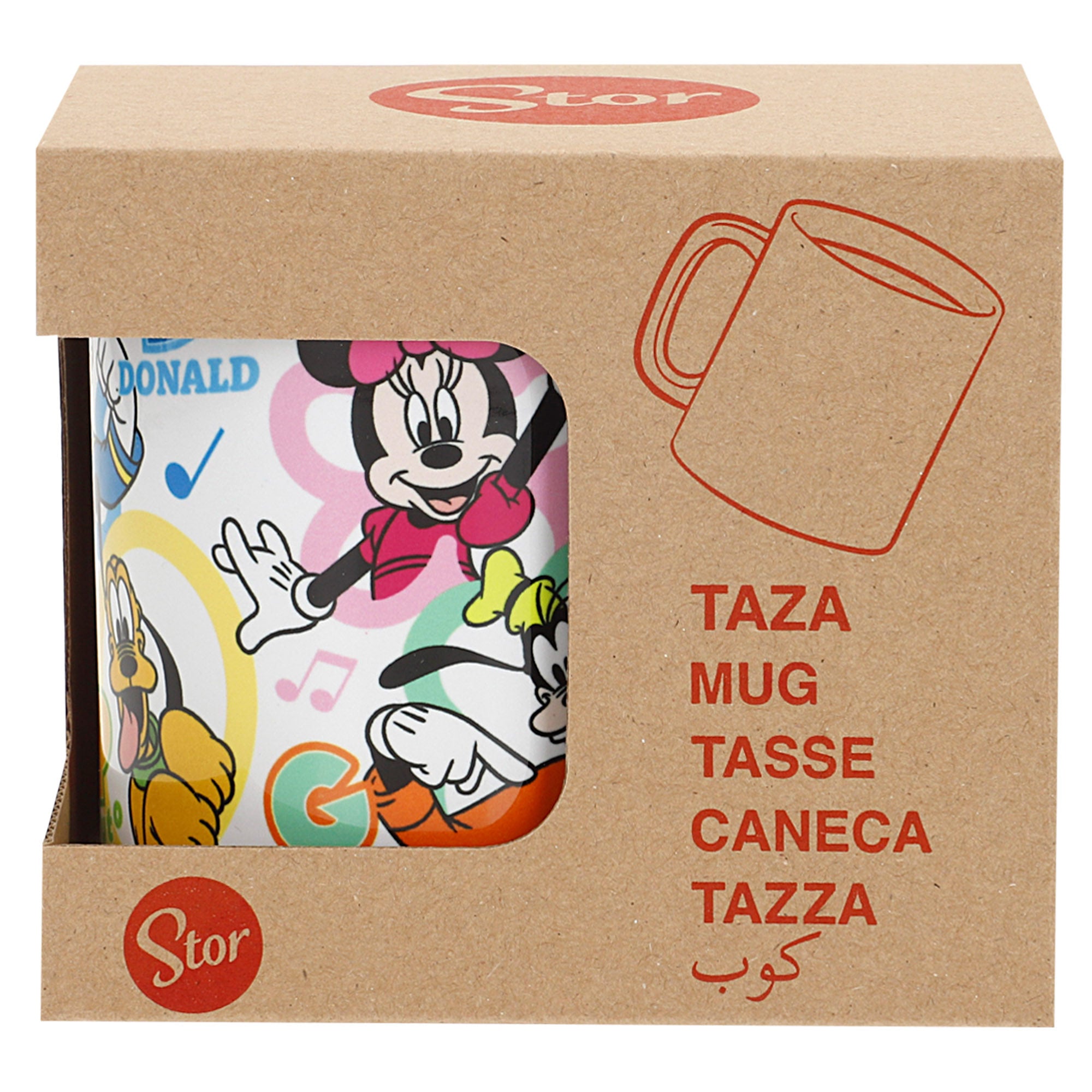 Minnie y Mickey Taza de cerámica