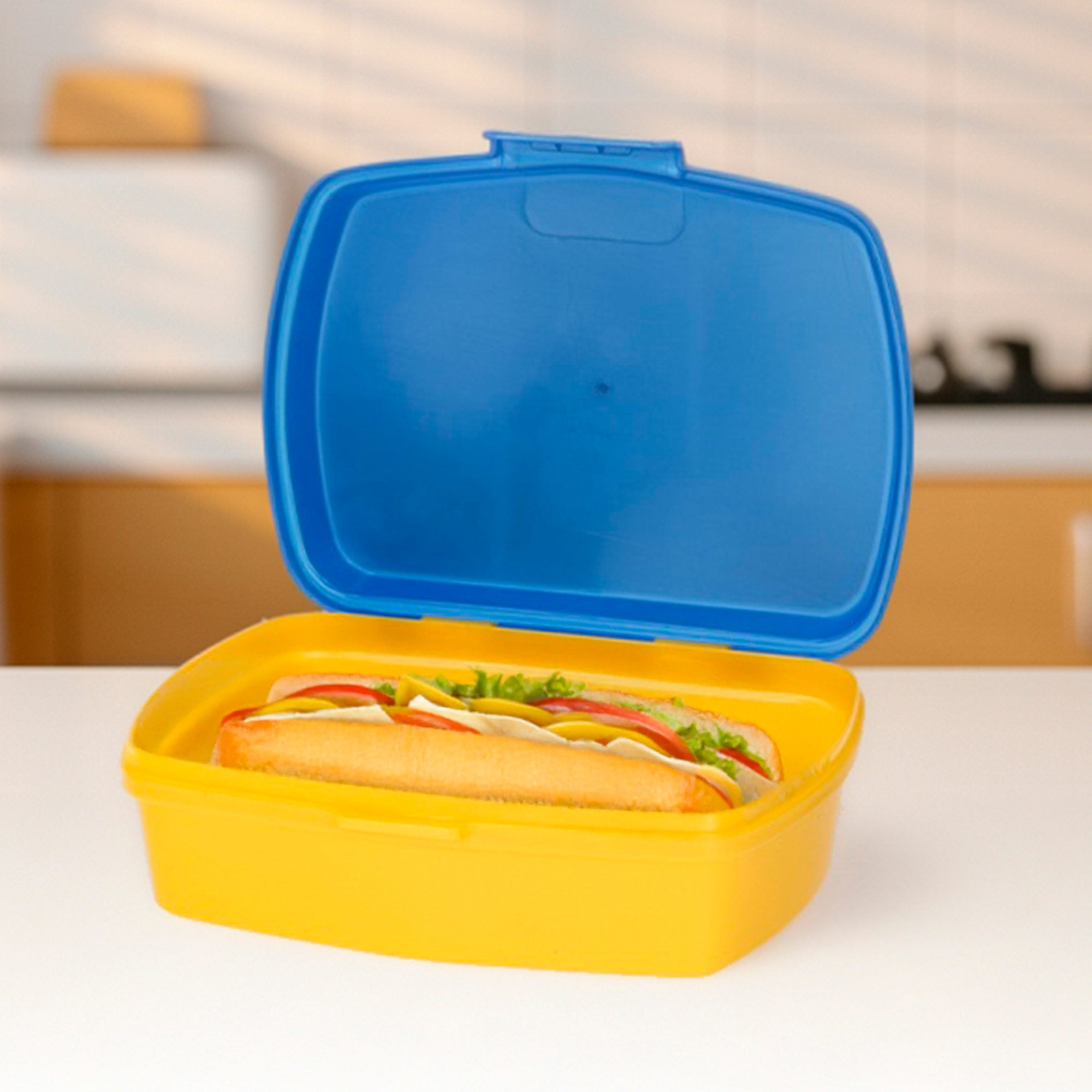 Mickey Mouse Set infantil sandwichera y botella 380 ml colegio