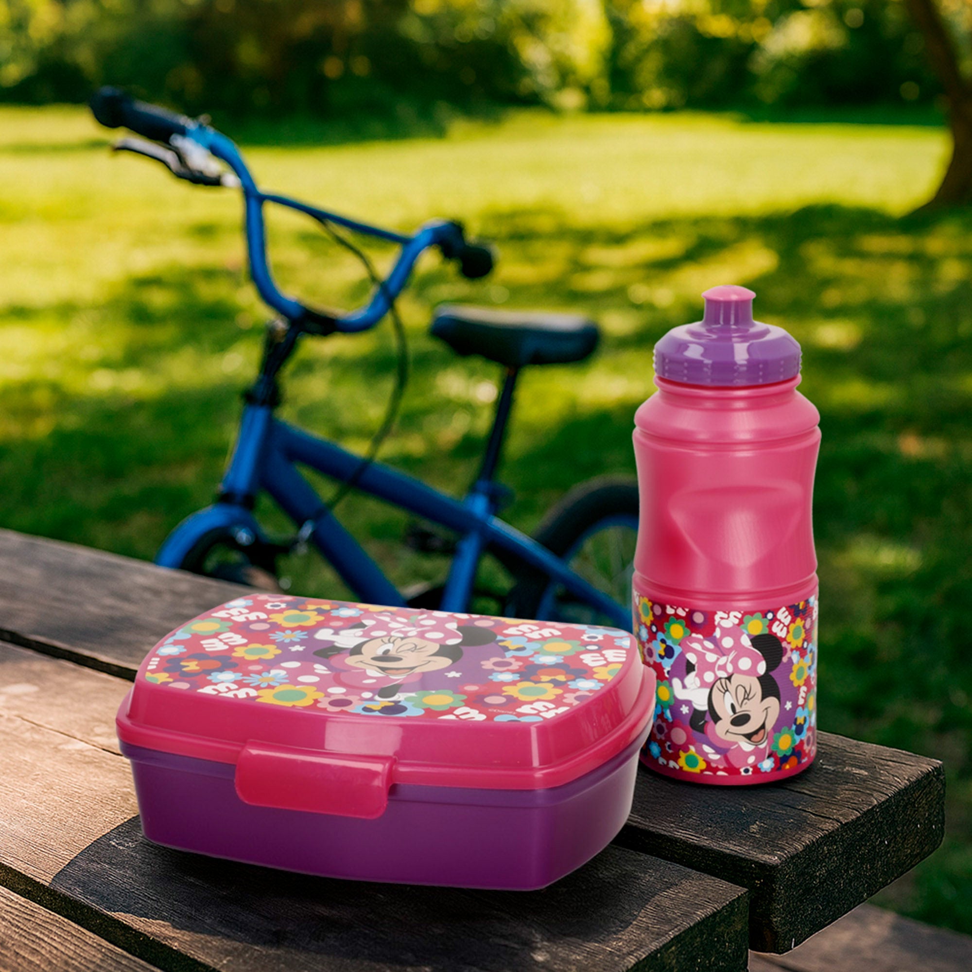 Minnie Mouse Pack fiambrera y botella infantil
