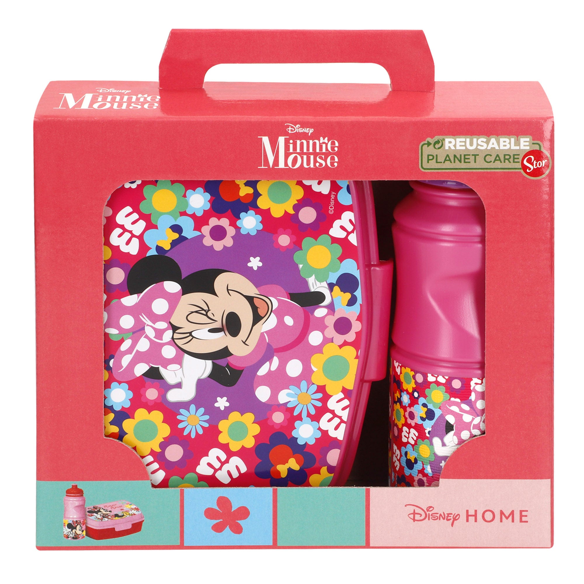 Minnie Mouse Pack fiambrera y botella infantil