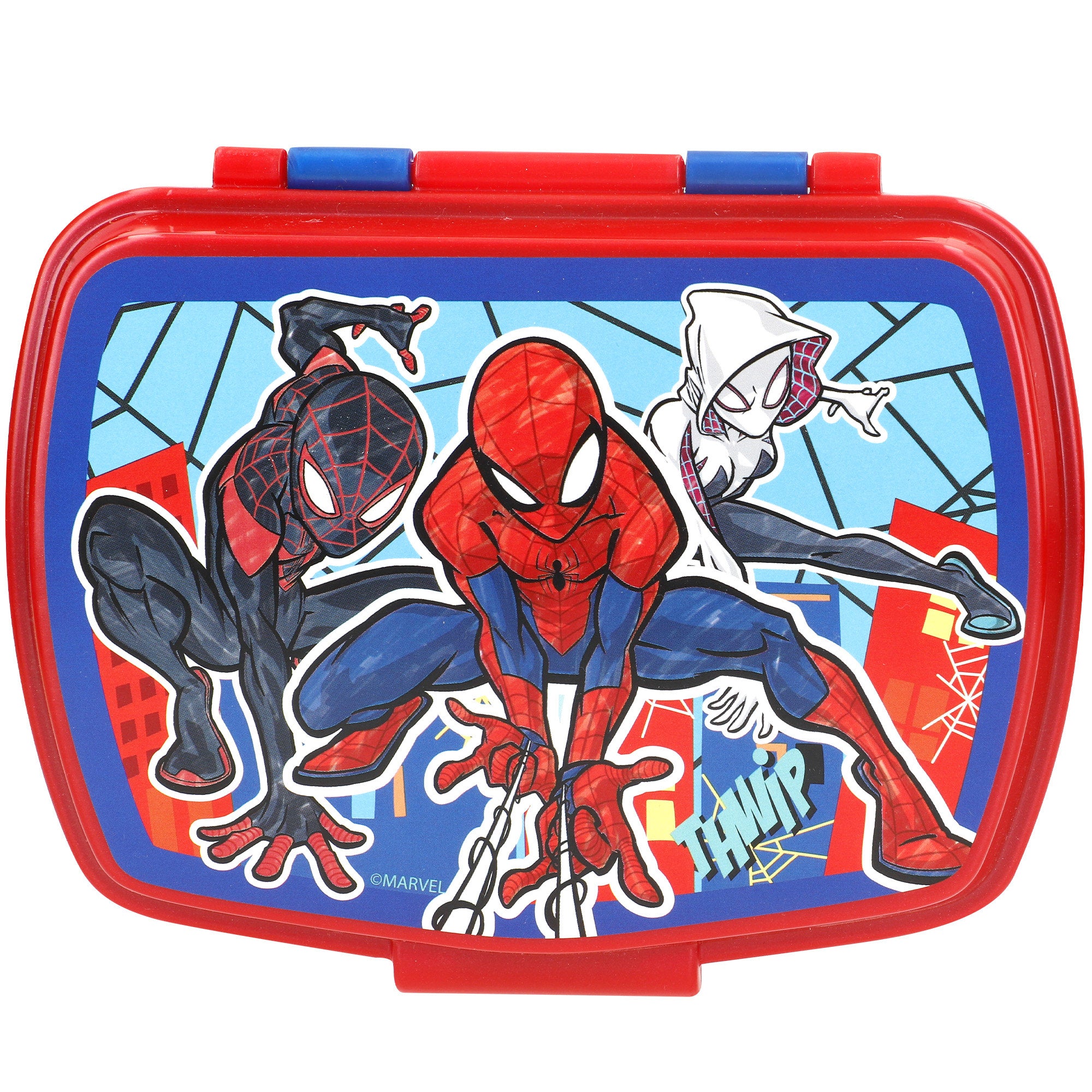 Spider-Man Set infantil sandwichera y botella 380 ml colegio