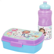 Gabby's Dollhouse Set sandwichera y botella 380 ml colegio