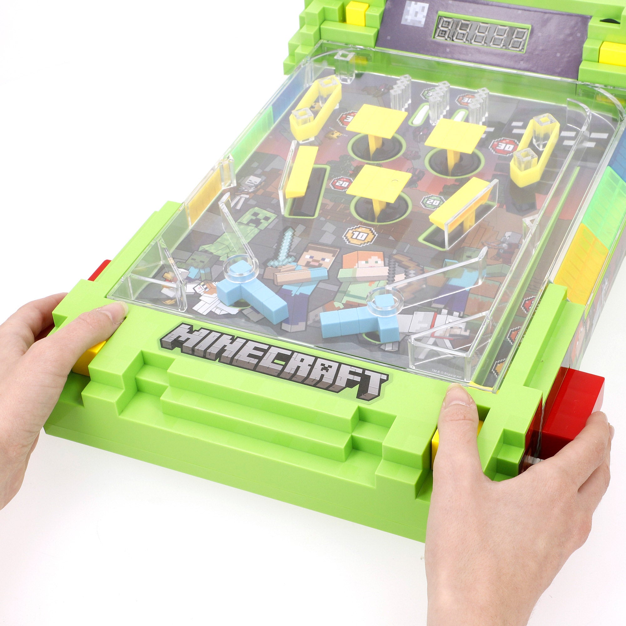 Minecraft Pinball arcade de mesa con luz y sonido