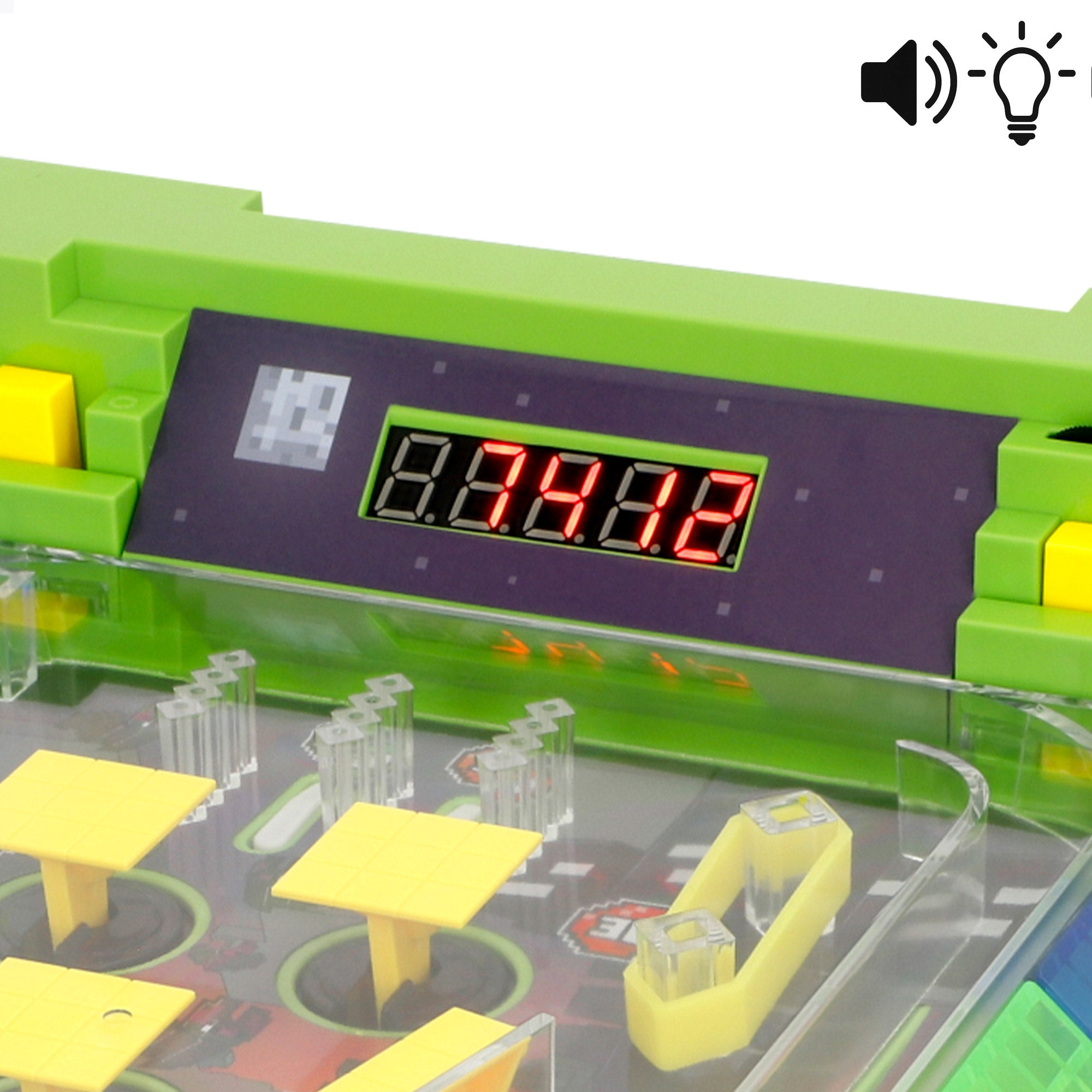Minecraft Pinball arcade de mesa con luz y sonido