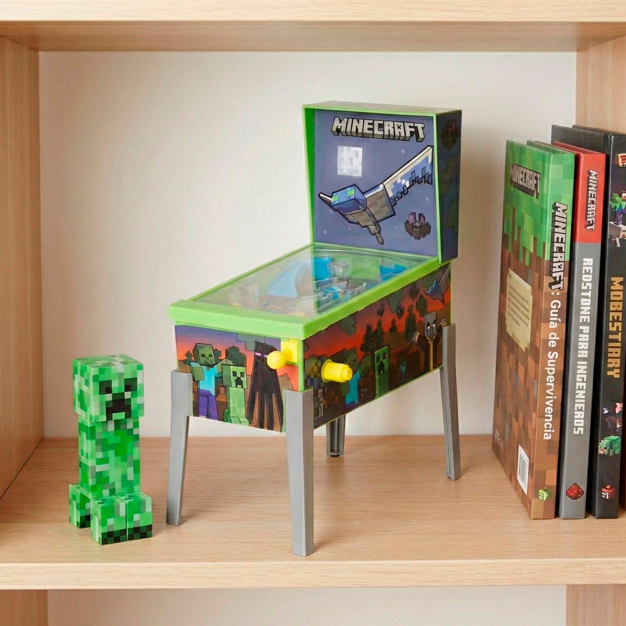 Minecraft Mini pinball arcade 16x8,5x26 cm