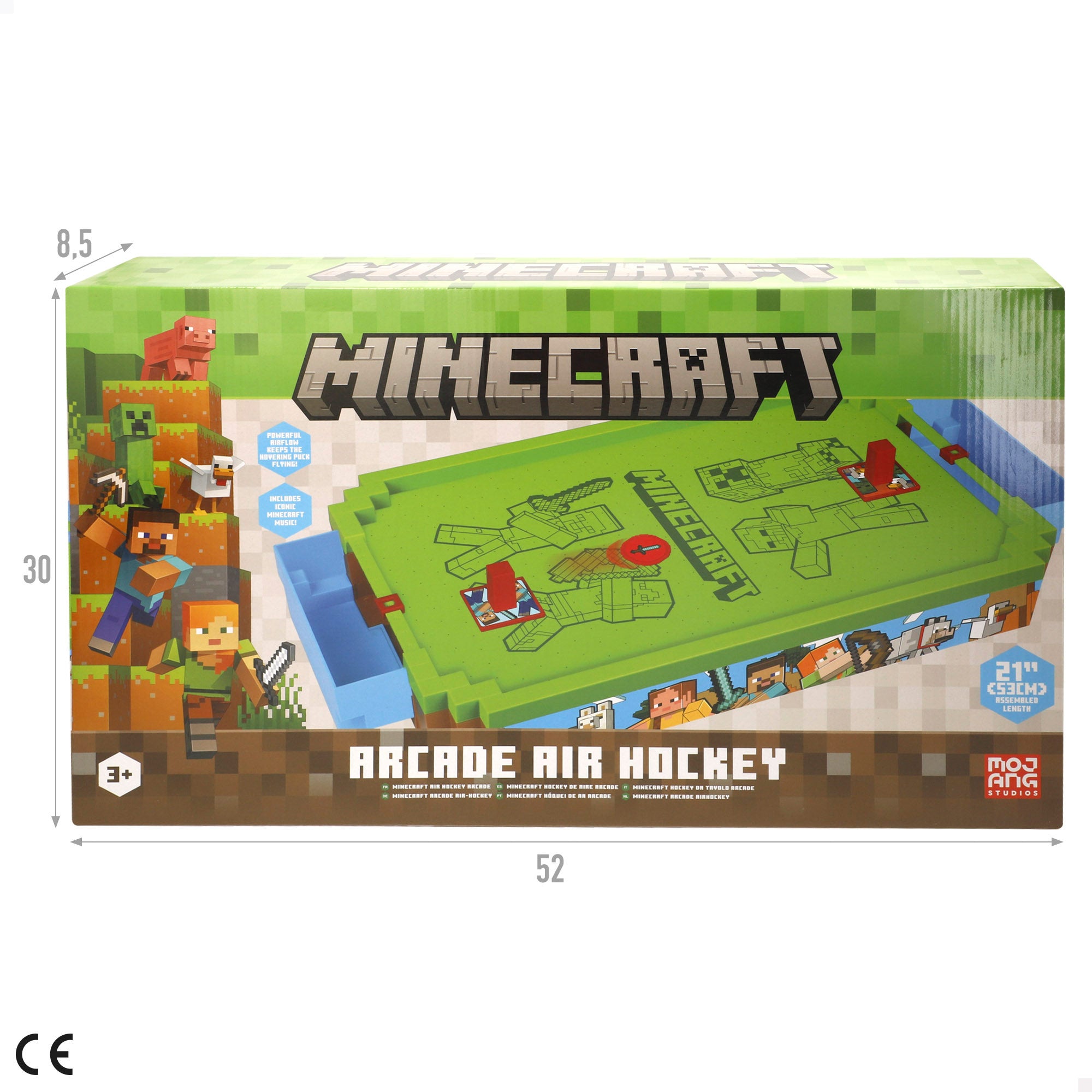 Minecraft Air hockey grande de mesa Overworld