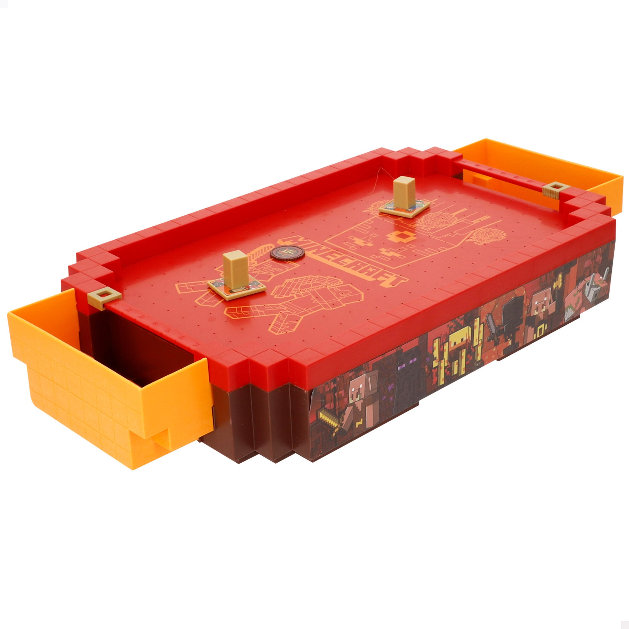 Minecraft Air hockey de mesa Nether