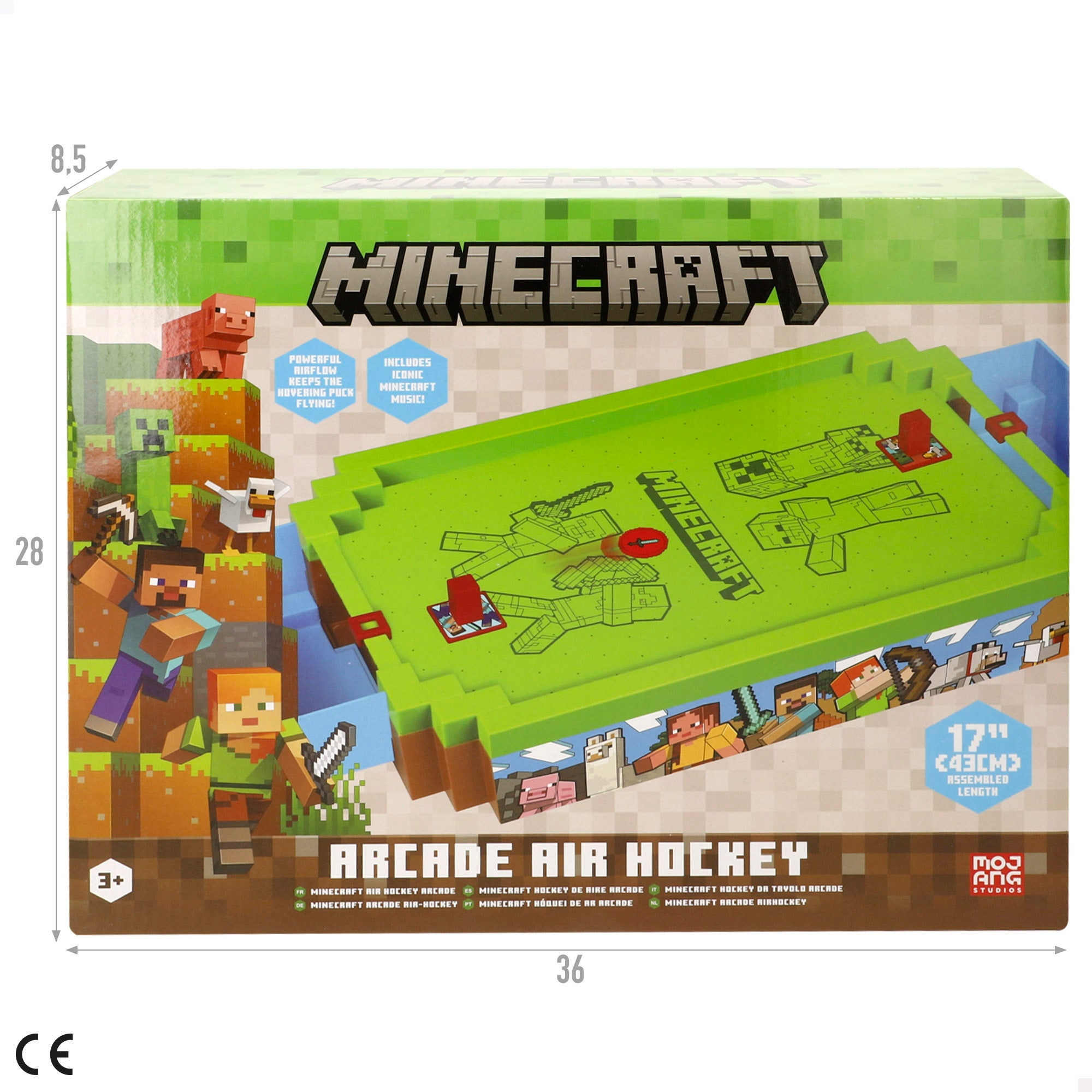 Minecraft Air hockey de mesa Overworld