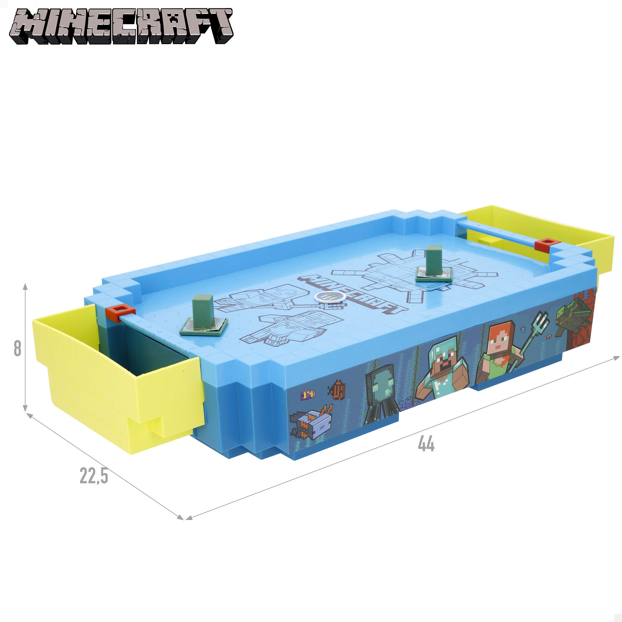 Minecraft Air hockey de mesa Underwater