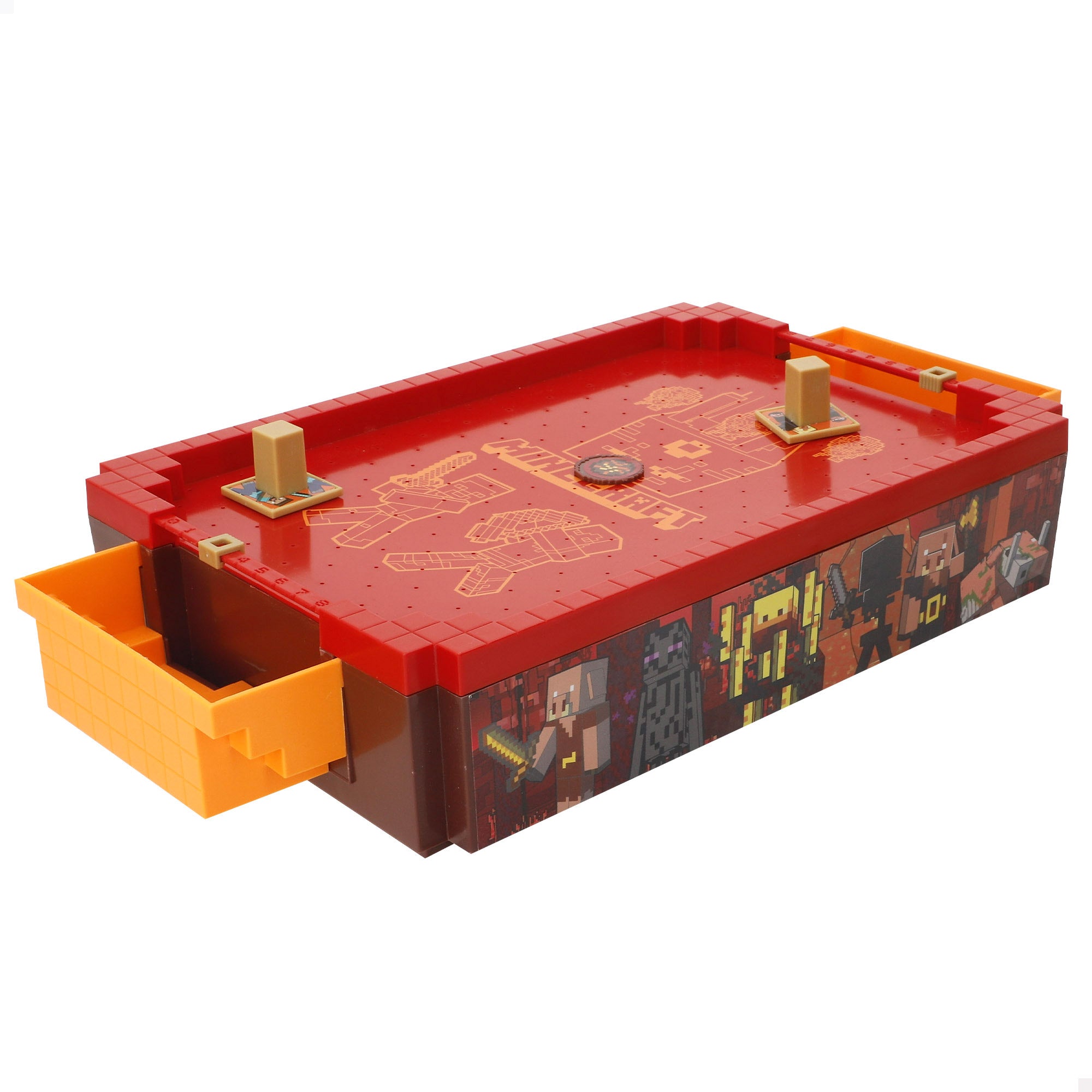 Minecraft Mini air hockey de mesa Nether