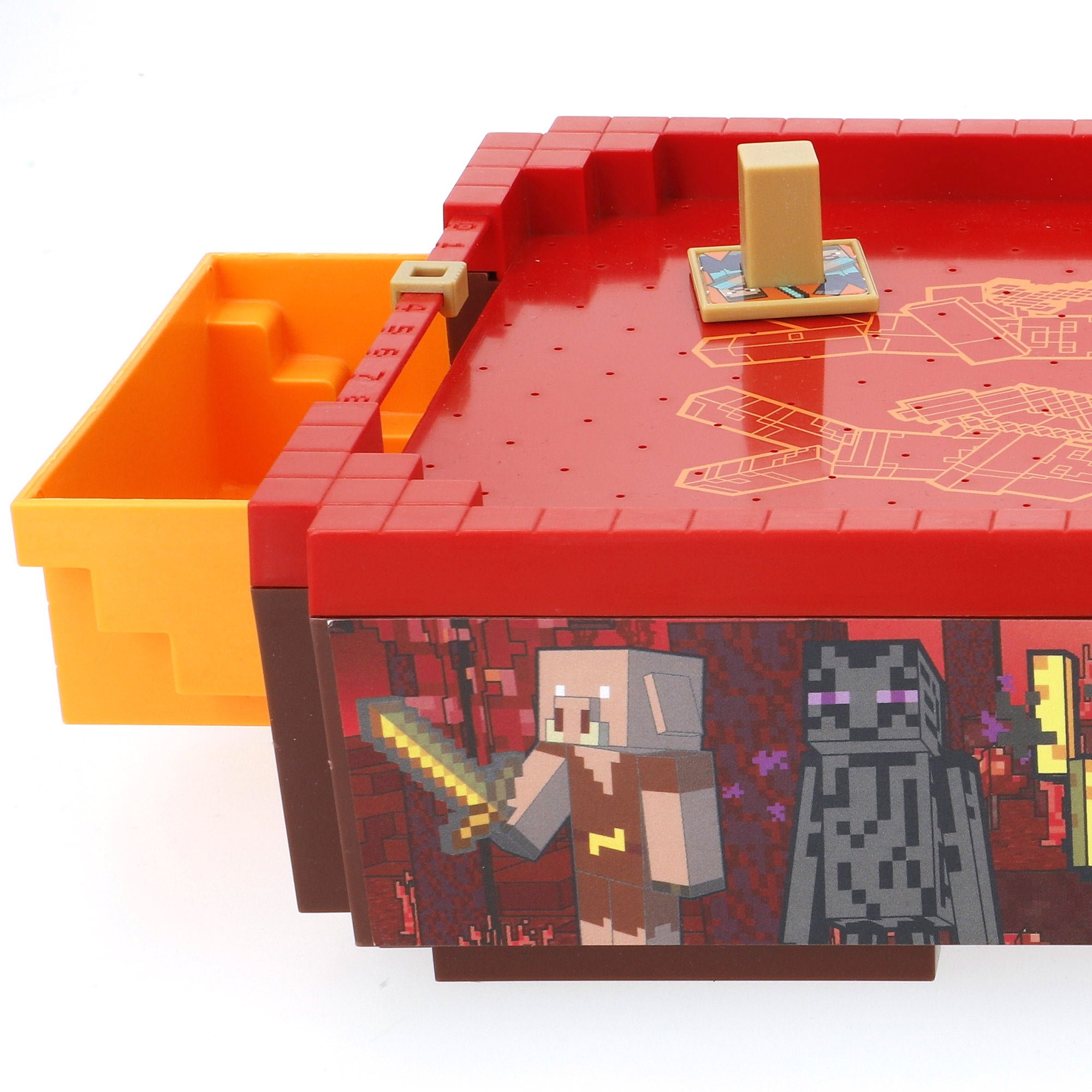 Minecraft Mini air hockey de mesa Nether