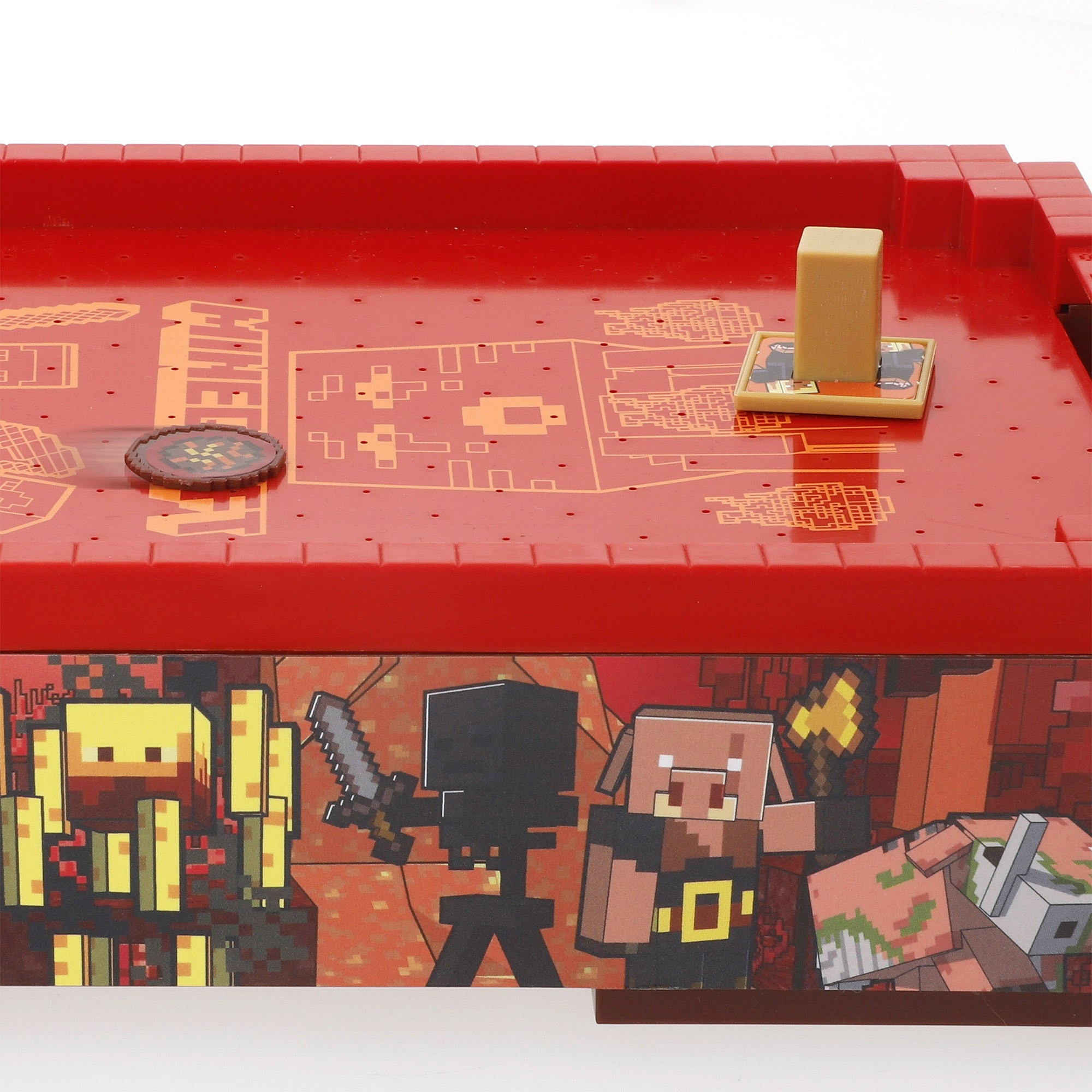 Minecraft Mini air hockey de mesa Nether