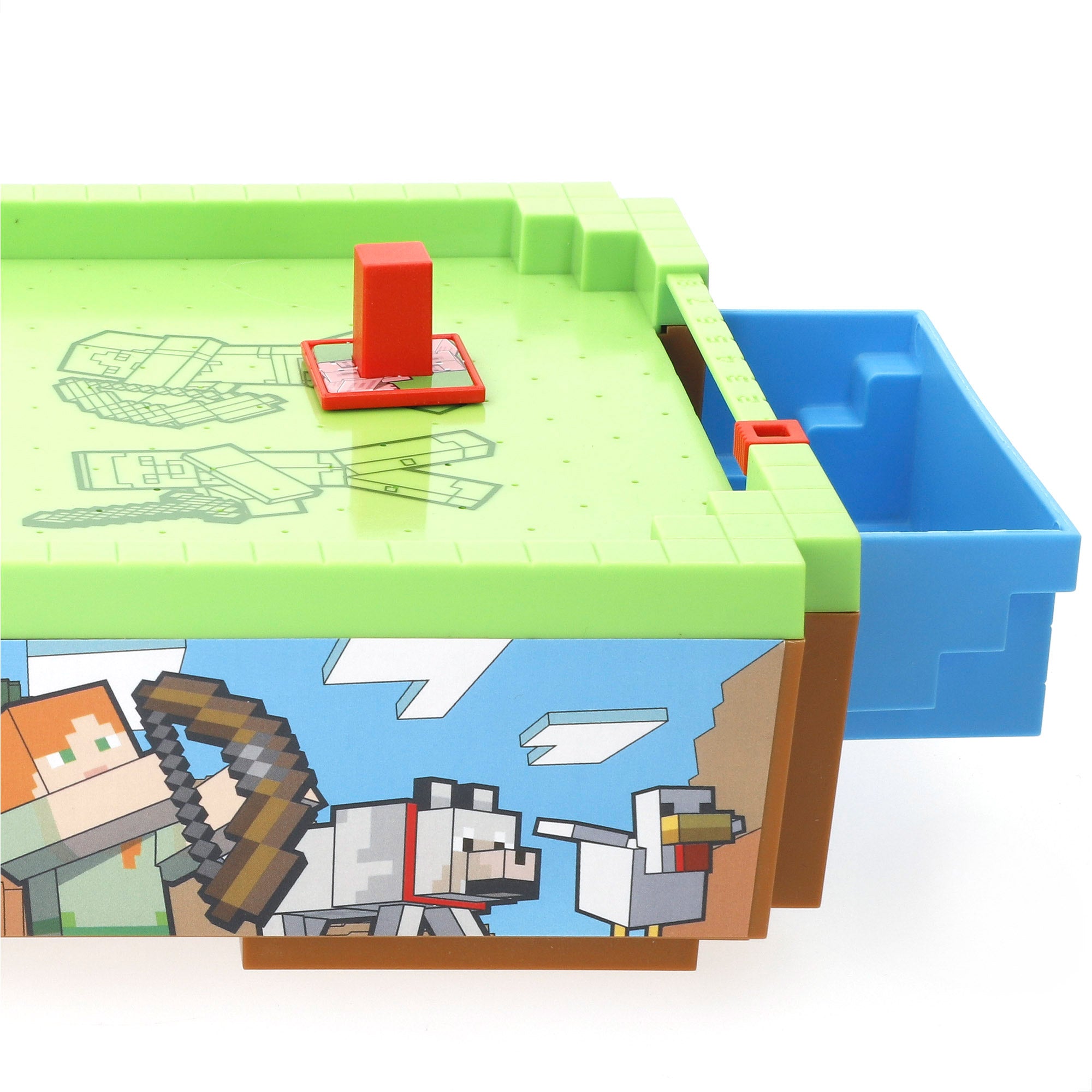 Minecraft Mini air hockey de mesa Overworld 36x19x7,5 cm