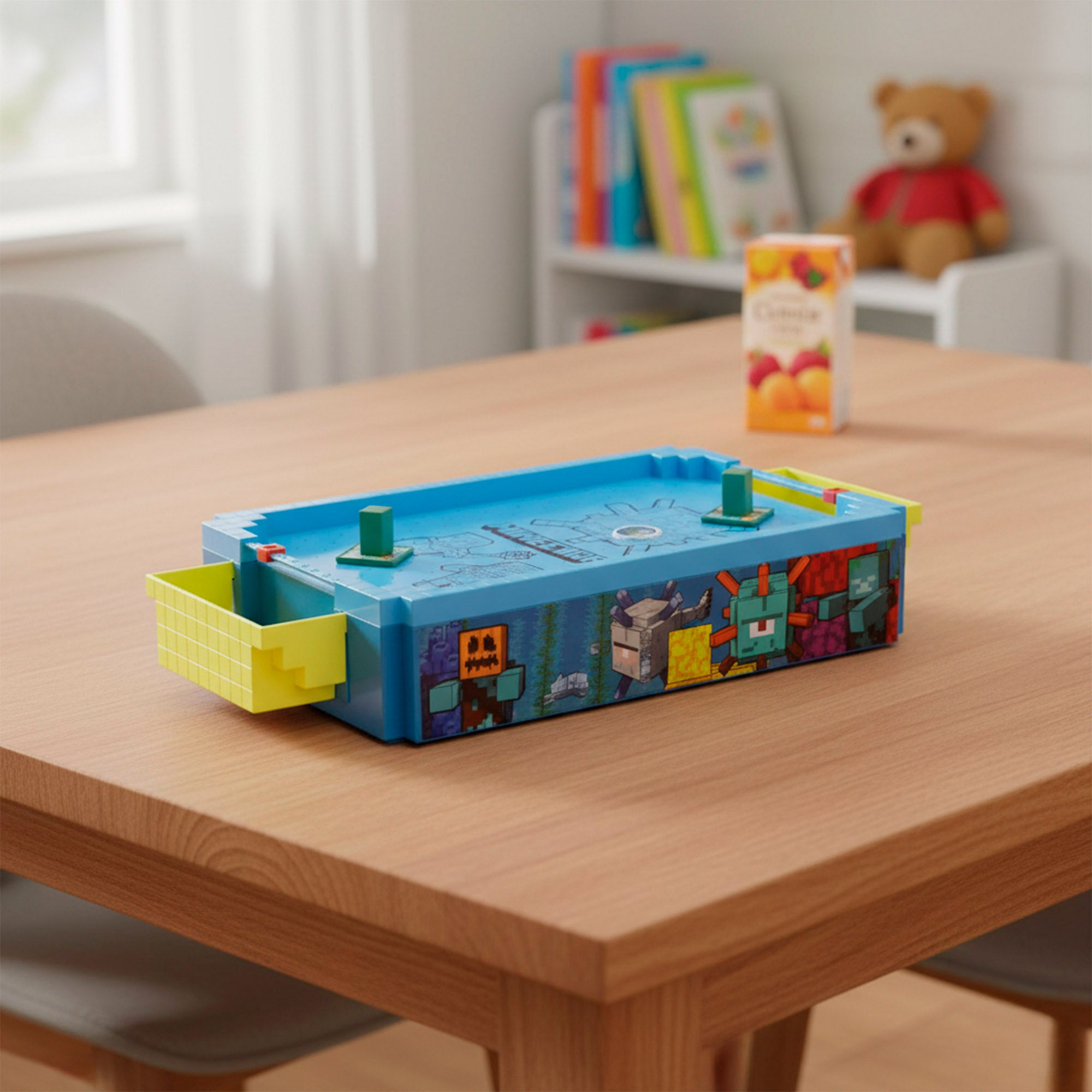 Minecraft Mini air hockey de mesa Underwater