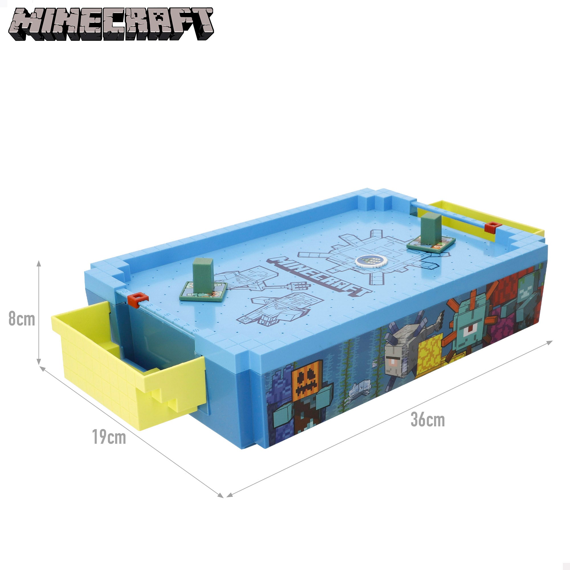Minecraft Mini air hockey de mesa Underwater