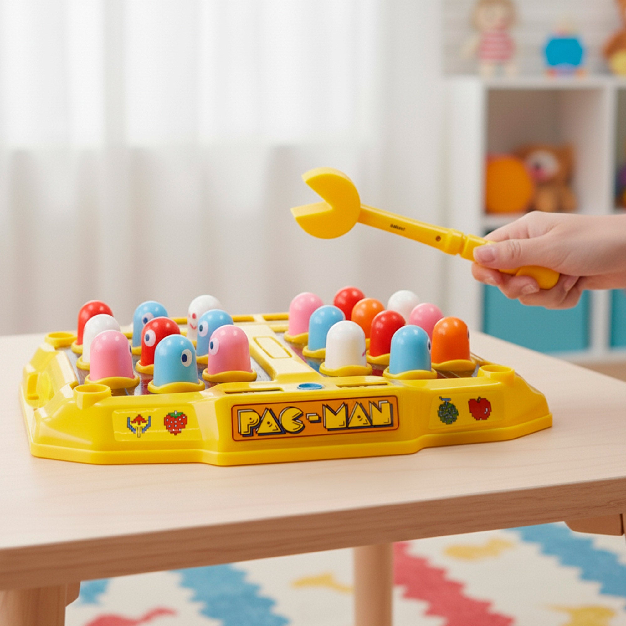 Pac-Man Smash-a-Ghost arcade de mesa con luz y sonido