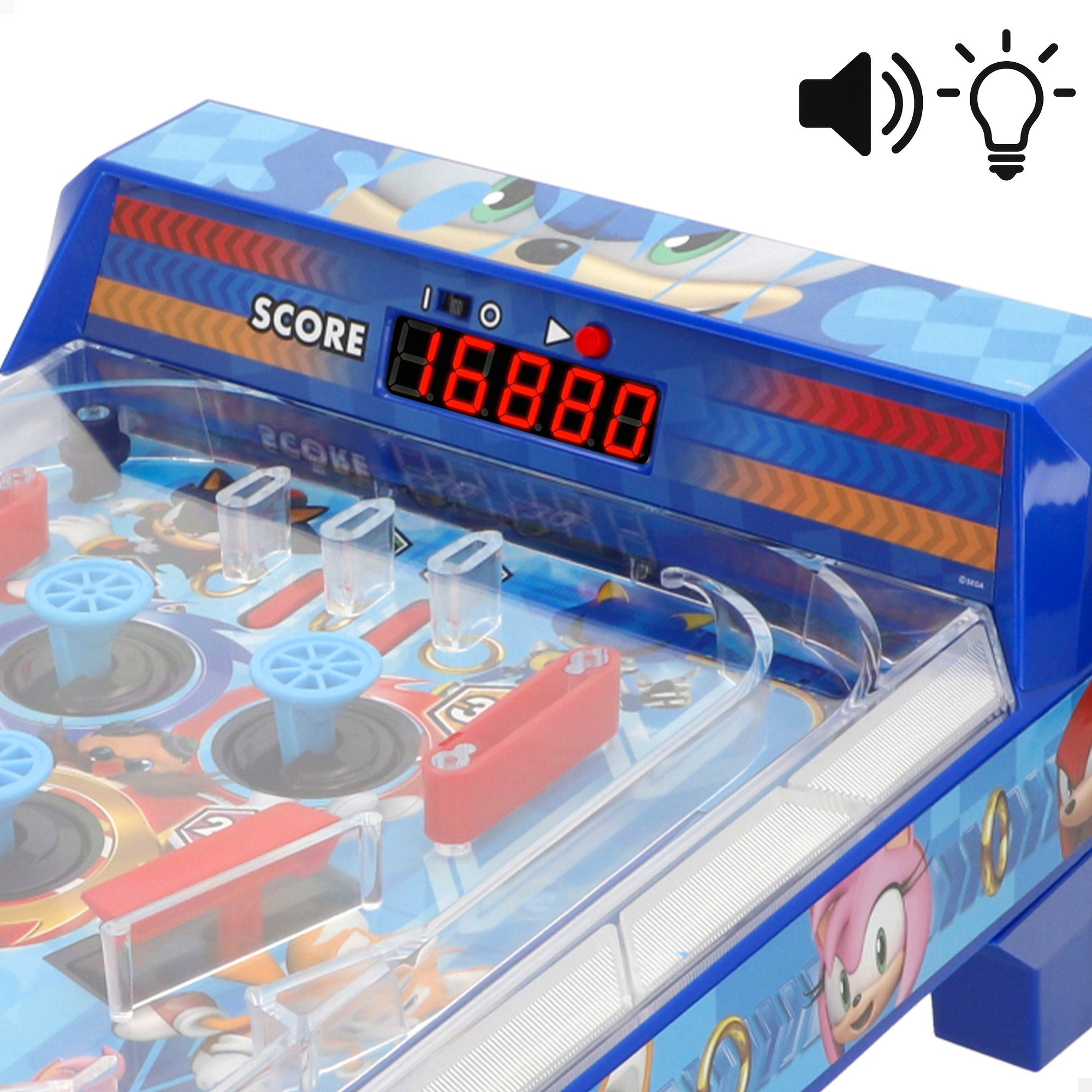 Sonic Pinball arcade de mesa con luz y sonido