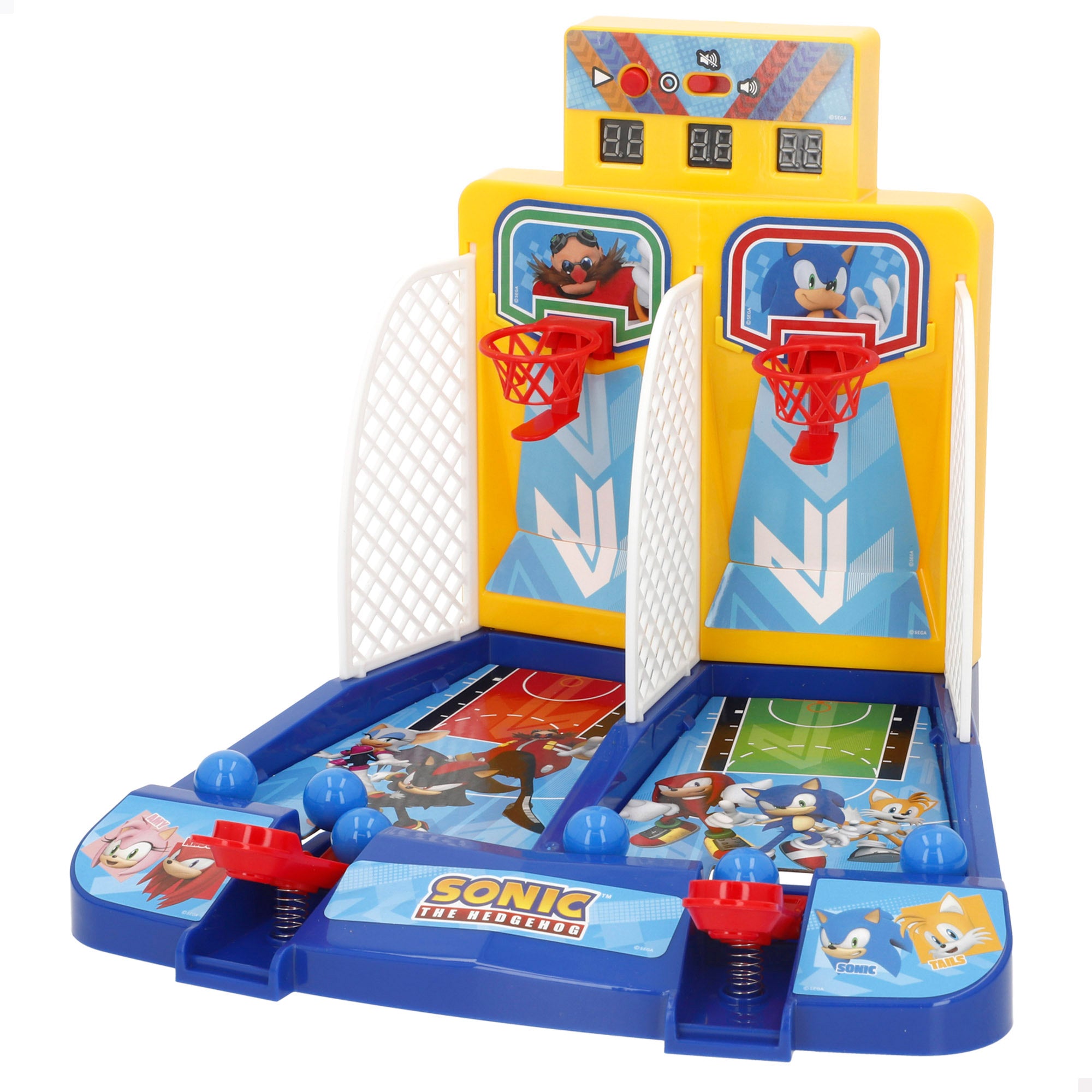 Sonic Juego basket arcade de mesa con luz y sonido