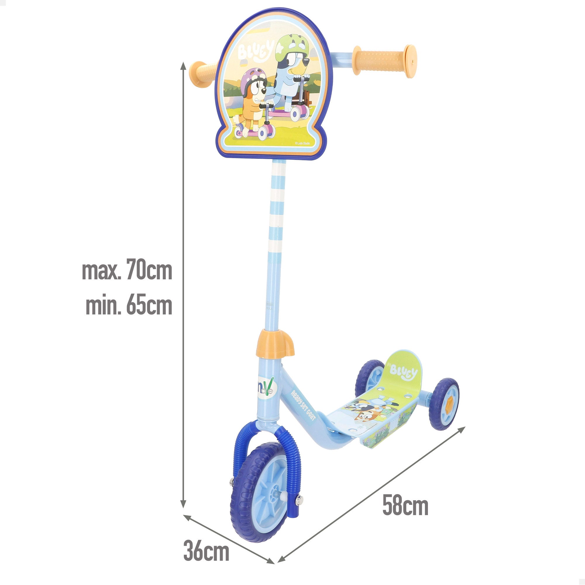 Bluey Patinete 3 ruedas máx. 20 kg