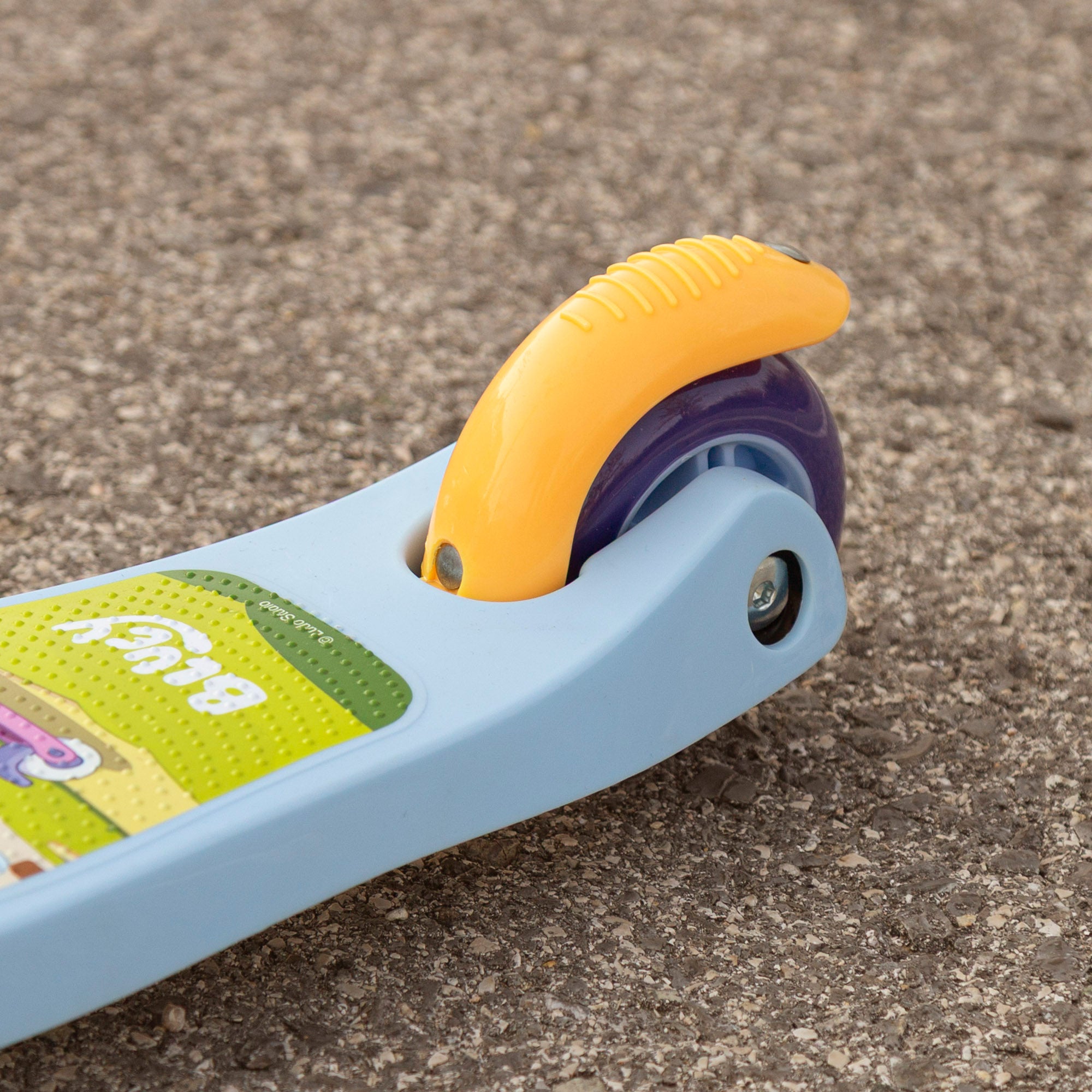 Bluey Patinete infantil 3 ruedas con bolsa delantera