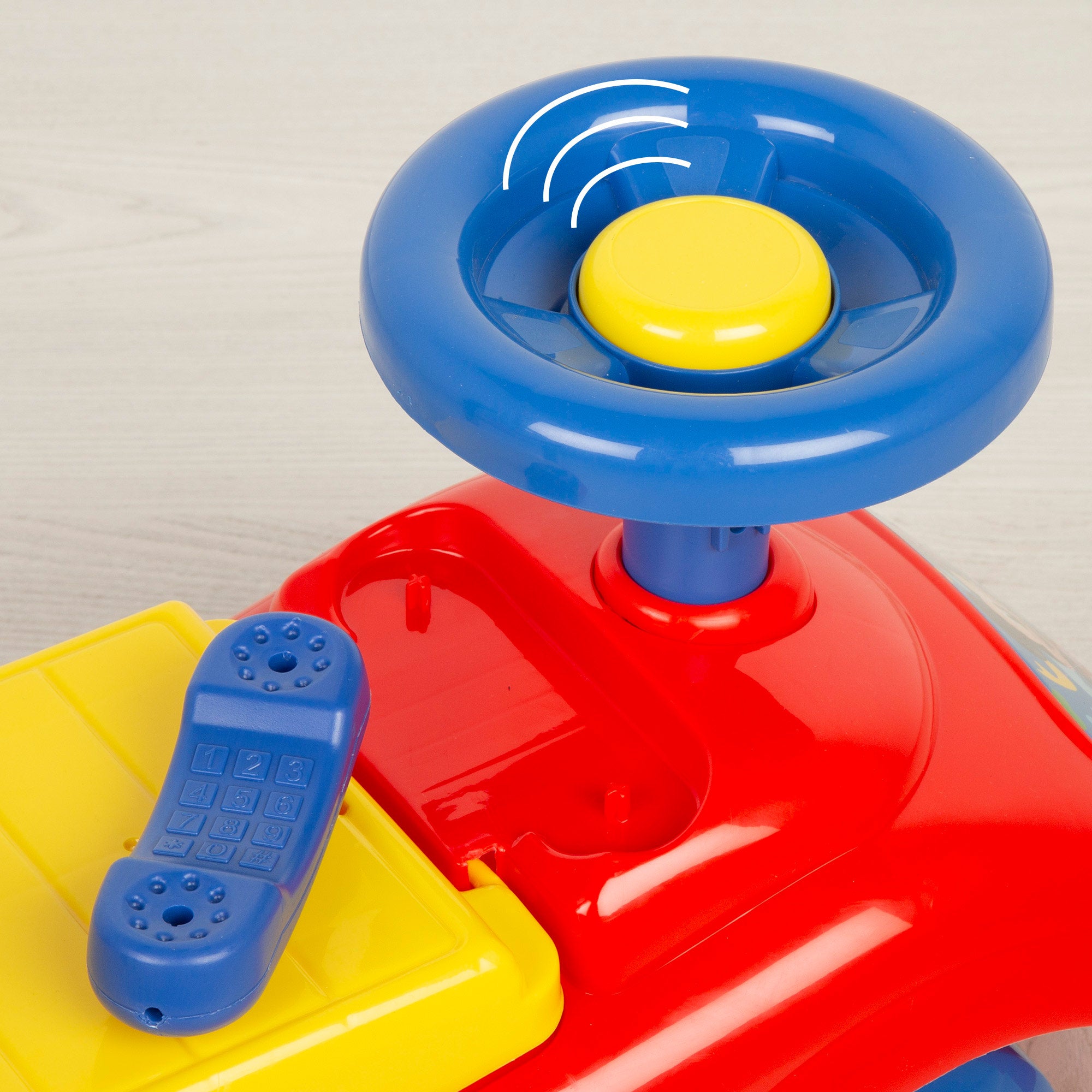 Mickey Correpasillos con teléfono, bocina y almacenaje