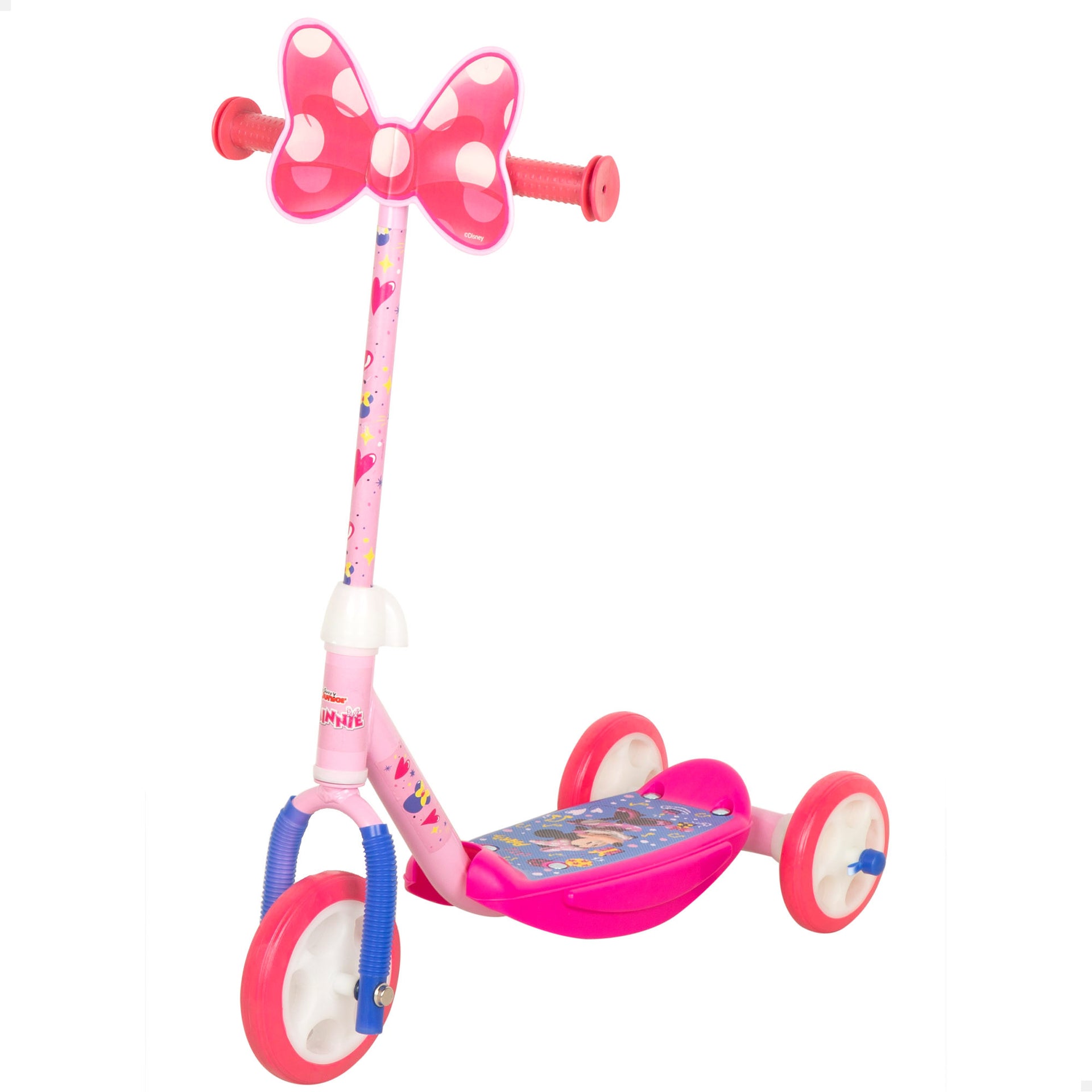Patinete Minnie Mouse 3 Ruedas Con Luces LED, 55x23x68 Cm, Desde 3 Años, Hasta 20 Kg, Base Antideslizante, Diseño Oficial