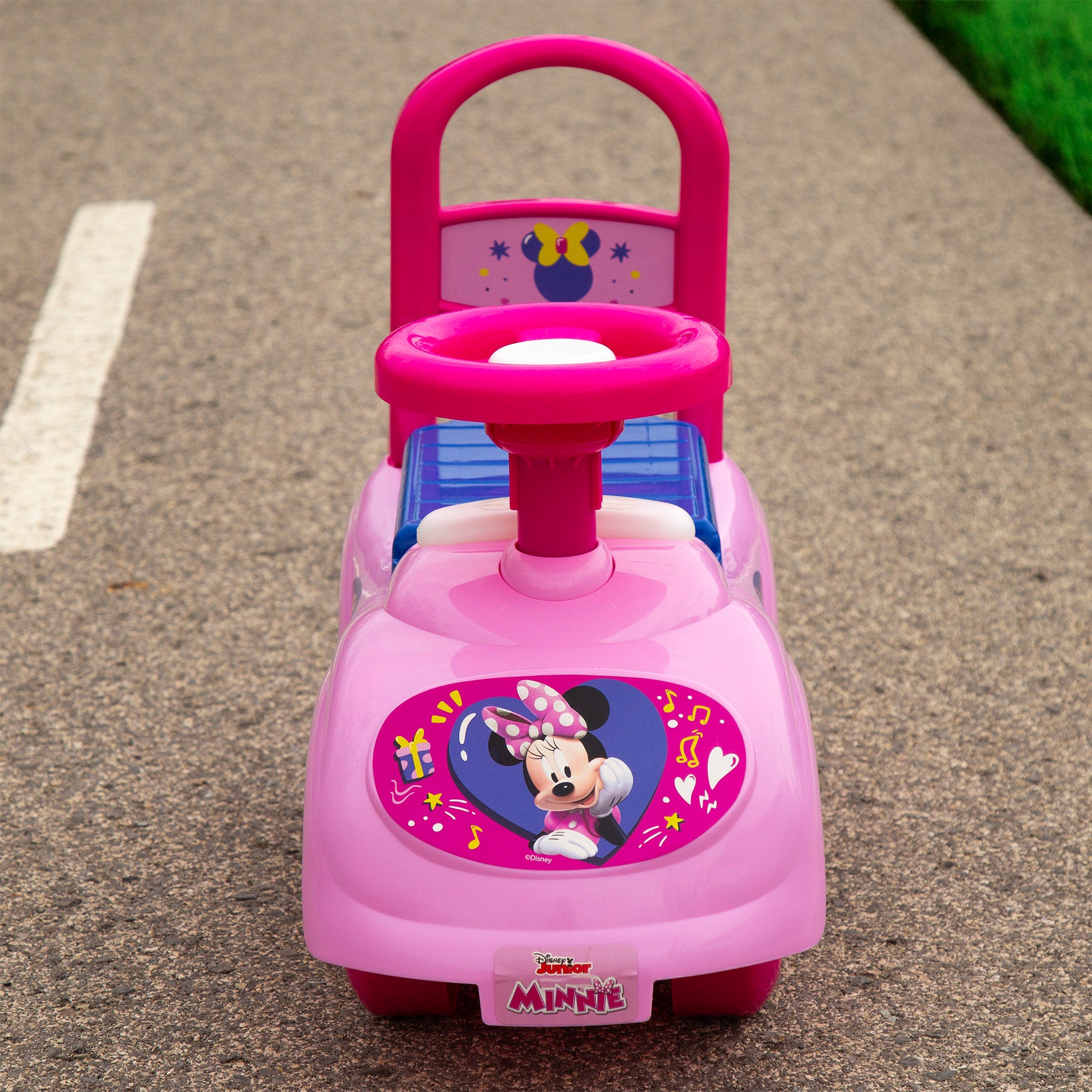 Minnie Correpasillos con teléfono, bocina y almacenaje