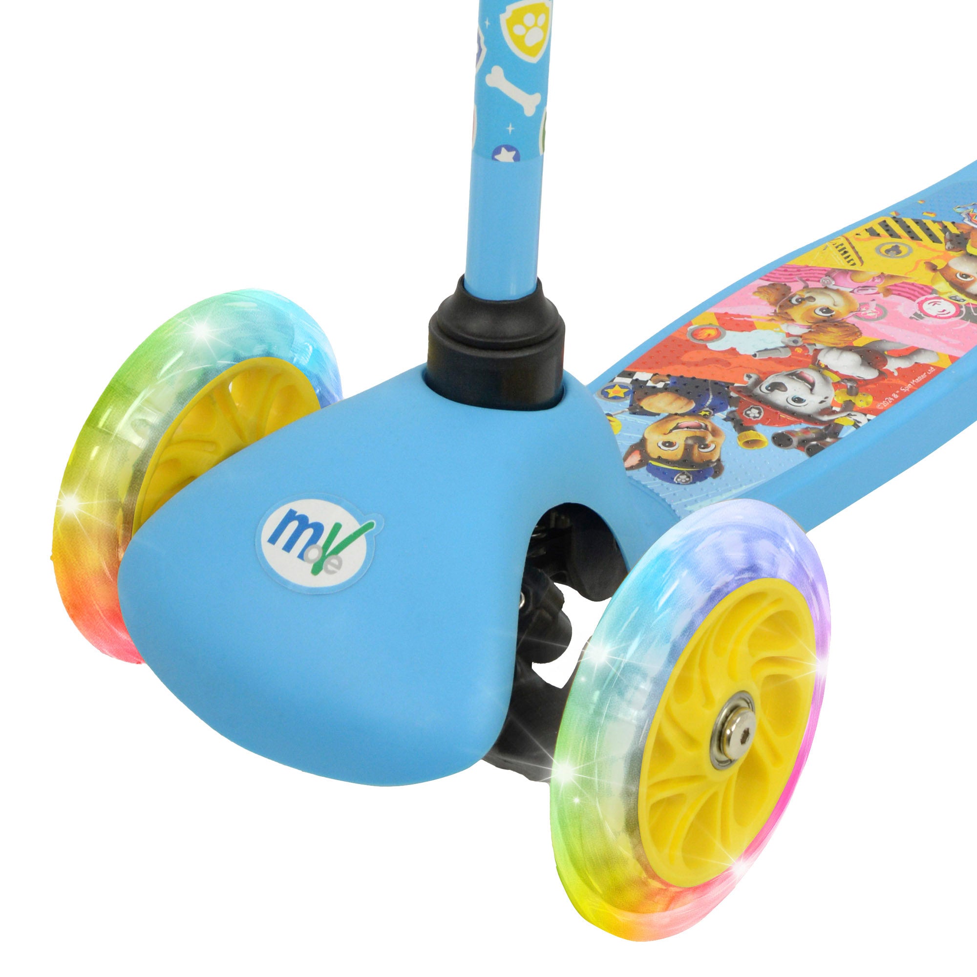 La Patrulla Canina Patinete 3 ruedas máx. 20 kg con luces y freno