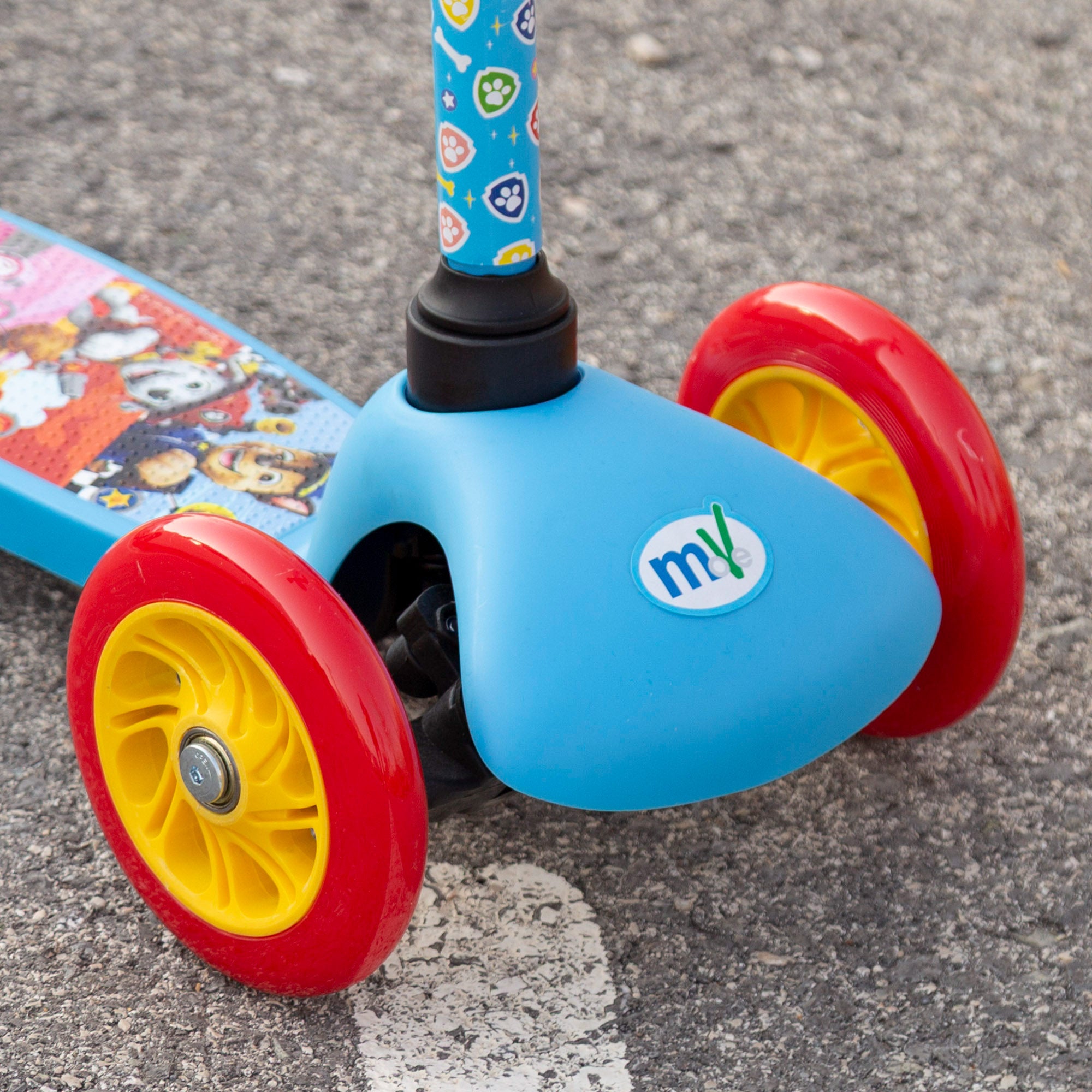 La Patrulla Canina Patinete infantil 3 ruedas con bolsillo delantero Chase