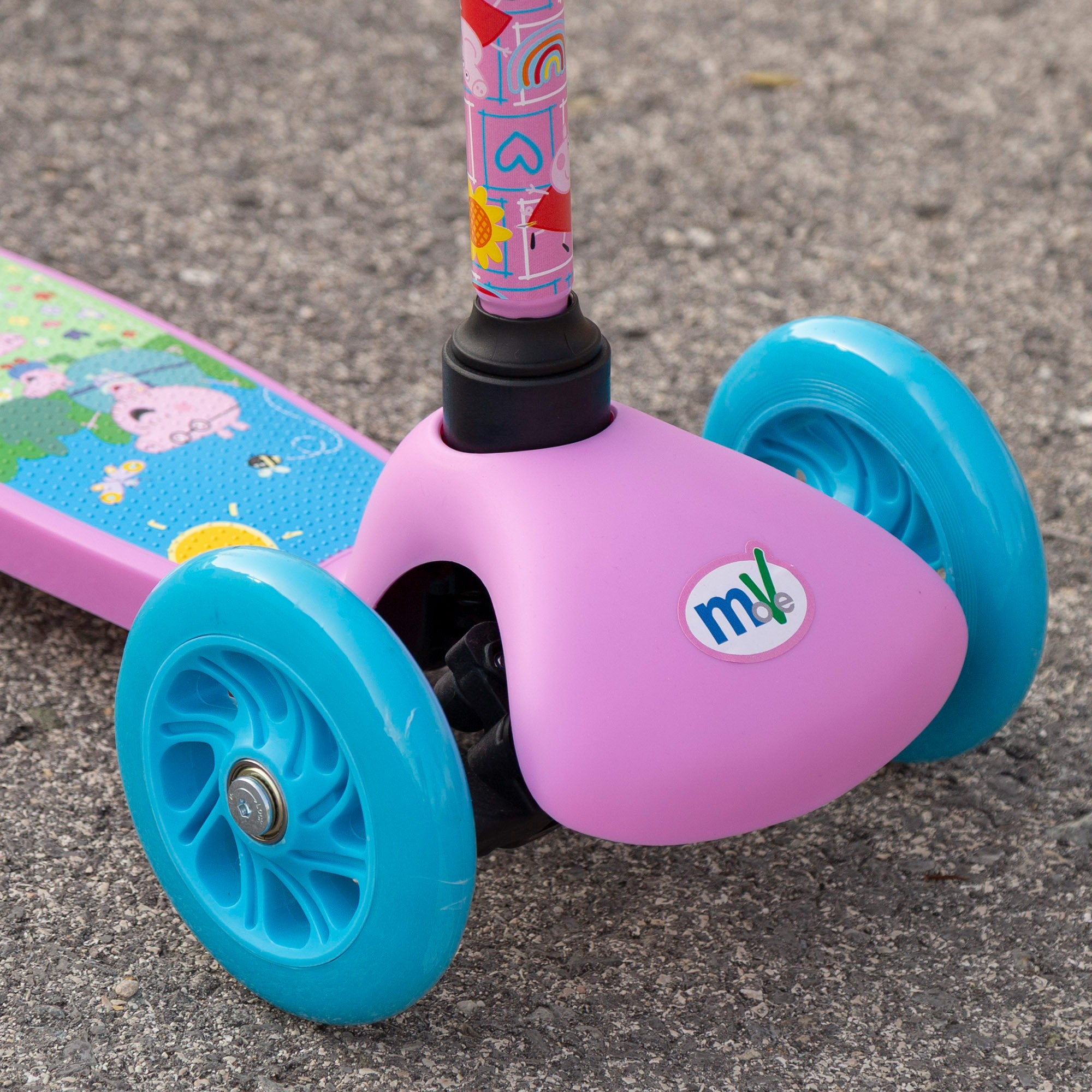 Peppa Pig Patinete infantil 3 ruedas con bolsillo
