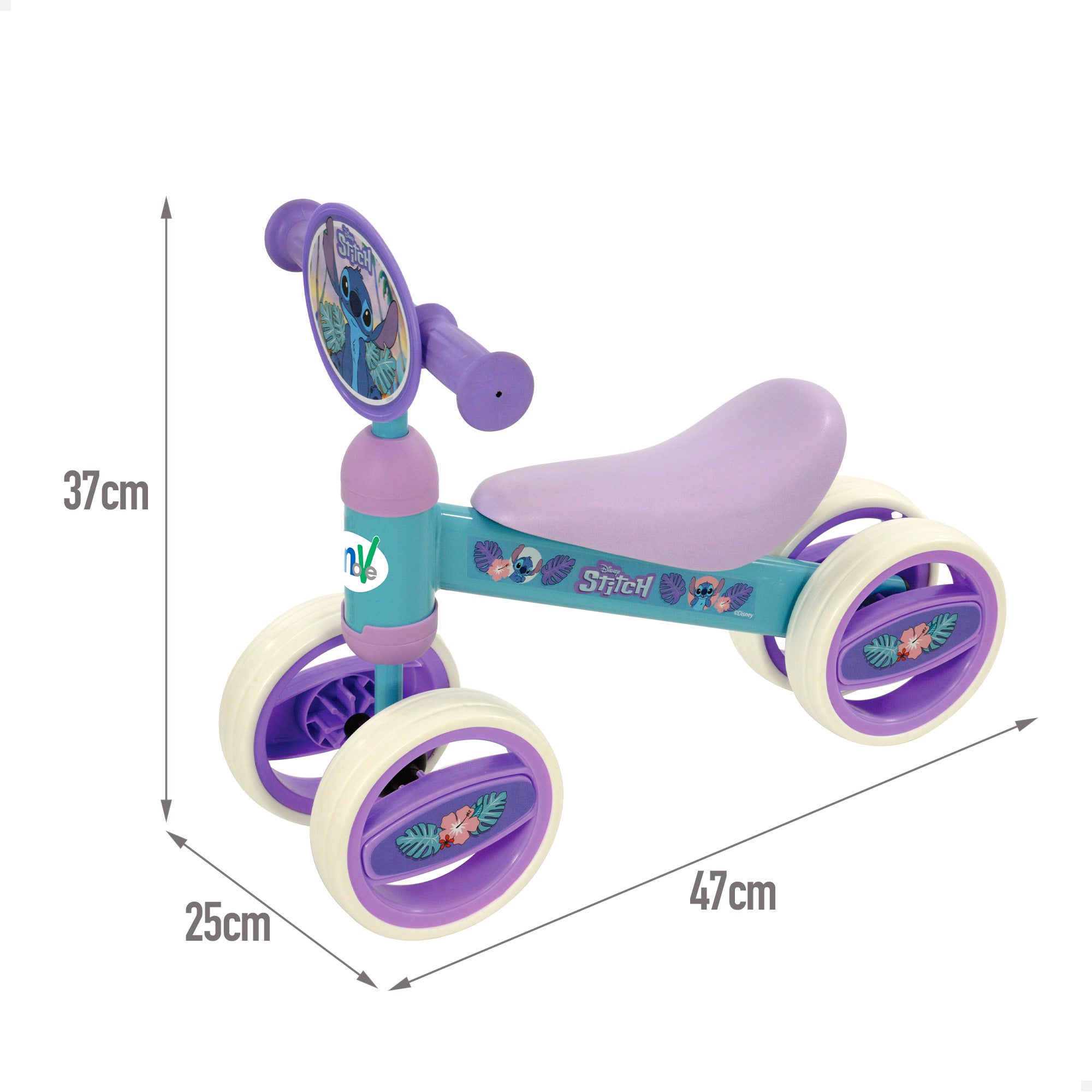 Stitch Triciclo para bebés máx.15 kg