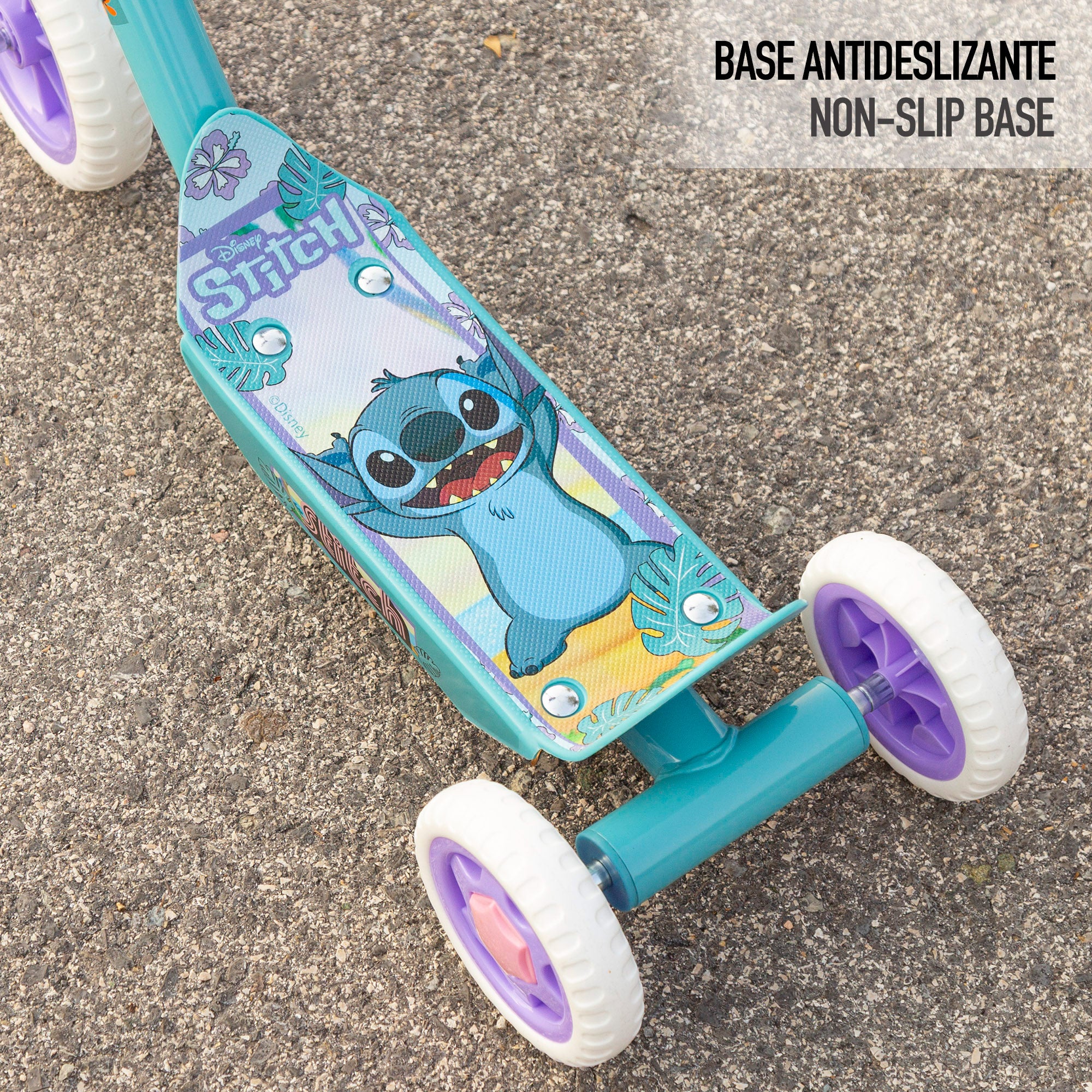 Stitch Patinete 3 ruedas máx. 20 kg + 2 años