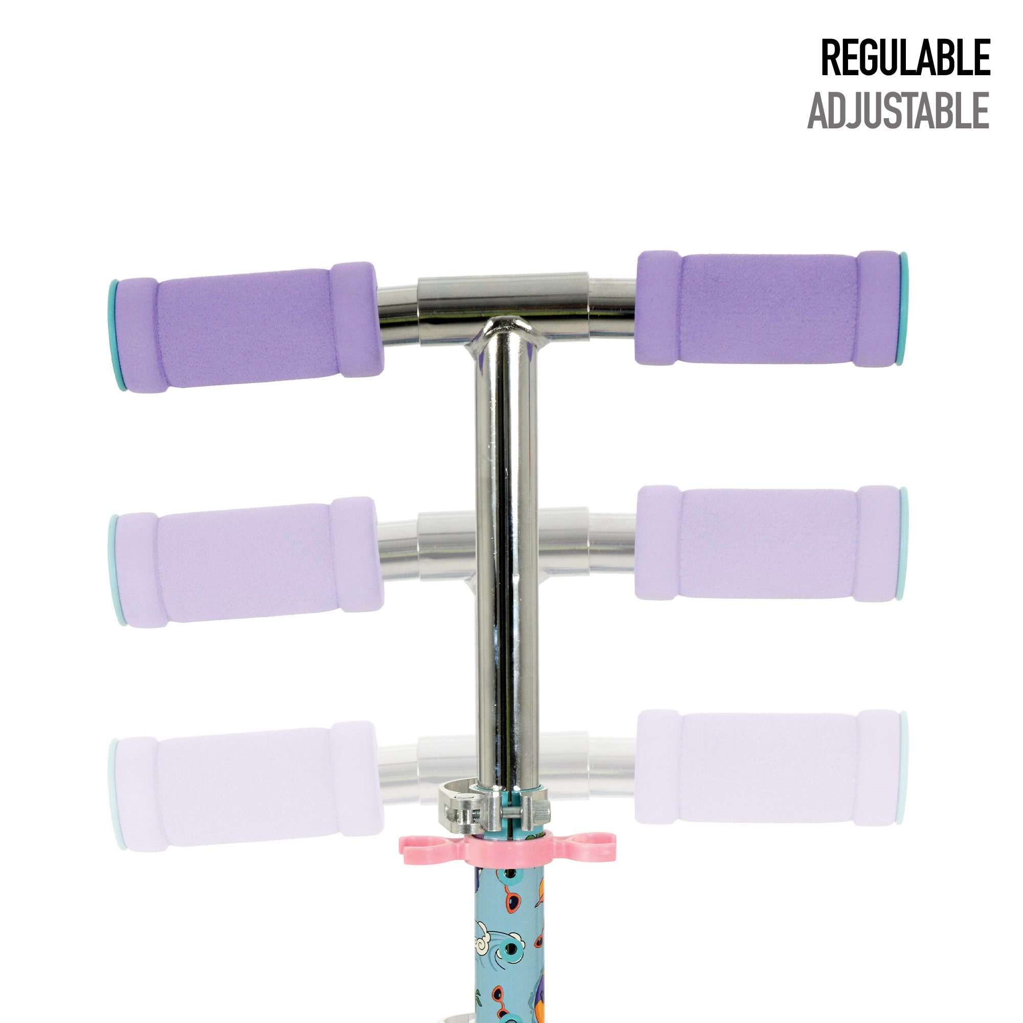 Stitch Patinete plegable 2 ruedas máx. 50 kg con luces y freno