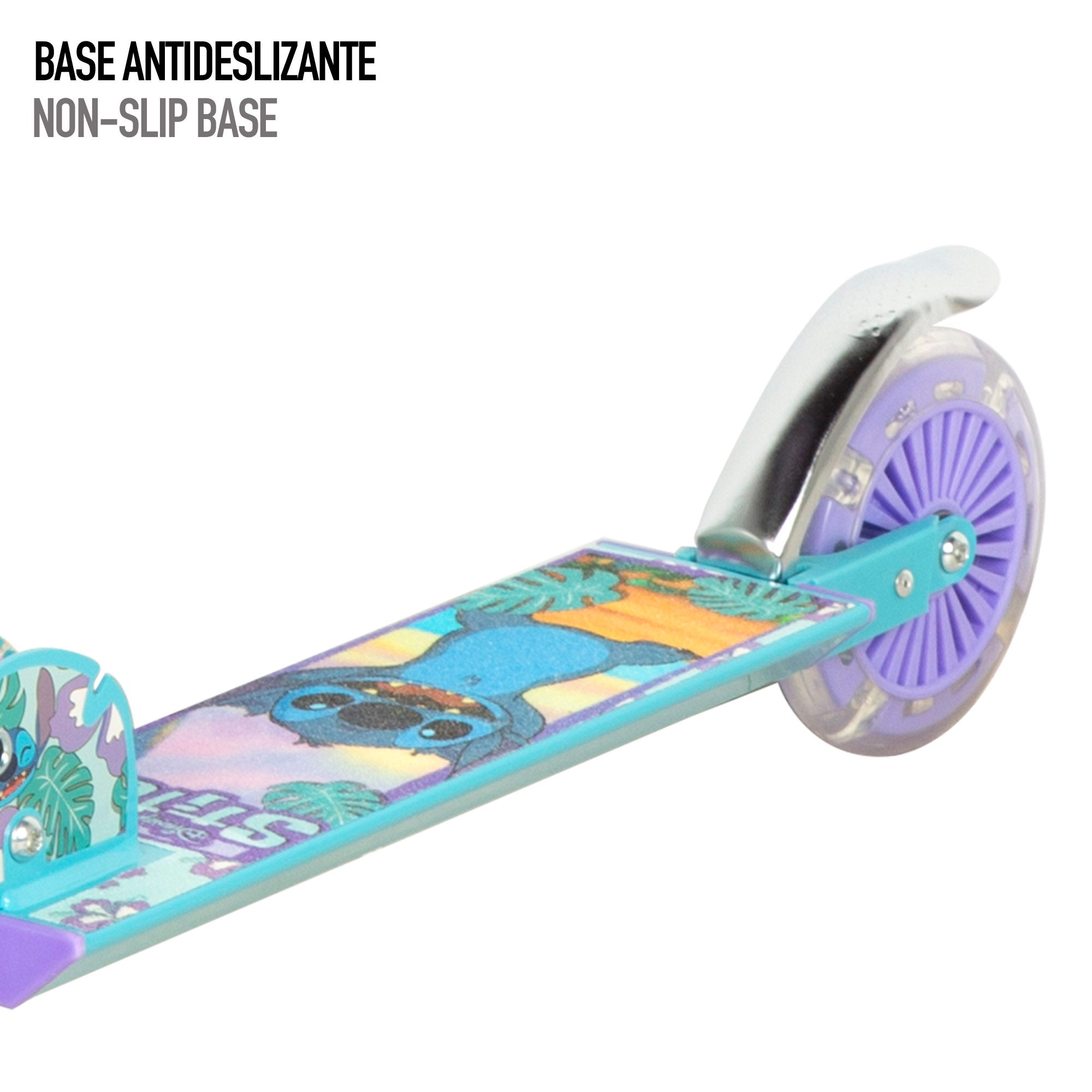 Stitch Patinete plegable 2 ruedas máx. 50 kg con luces y freno