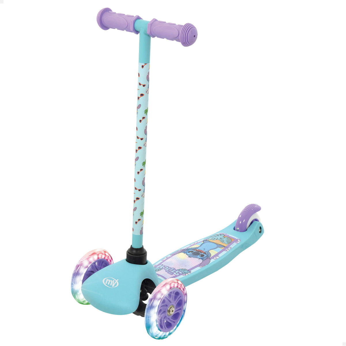 Stitch Patinete 3 ruedas máx. 20 kg con luces