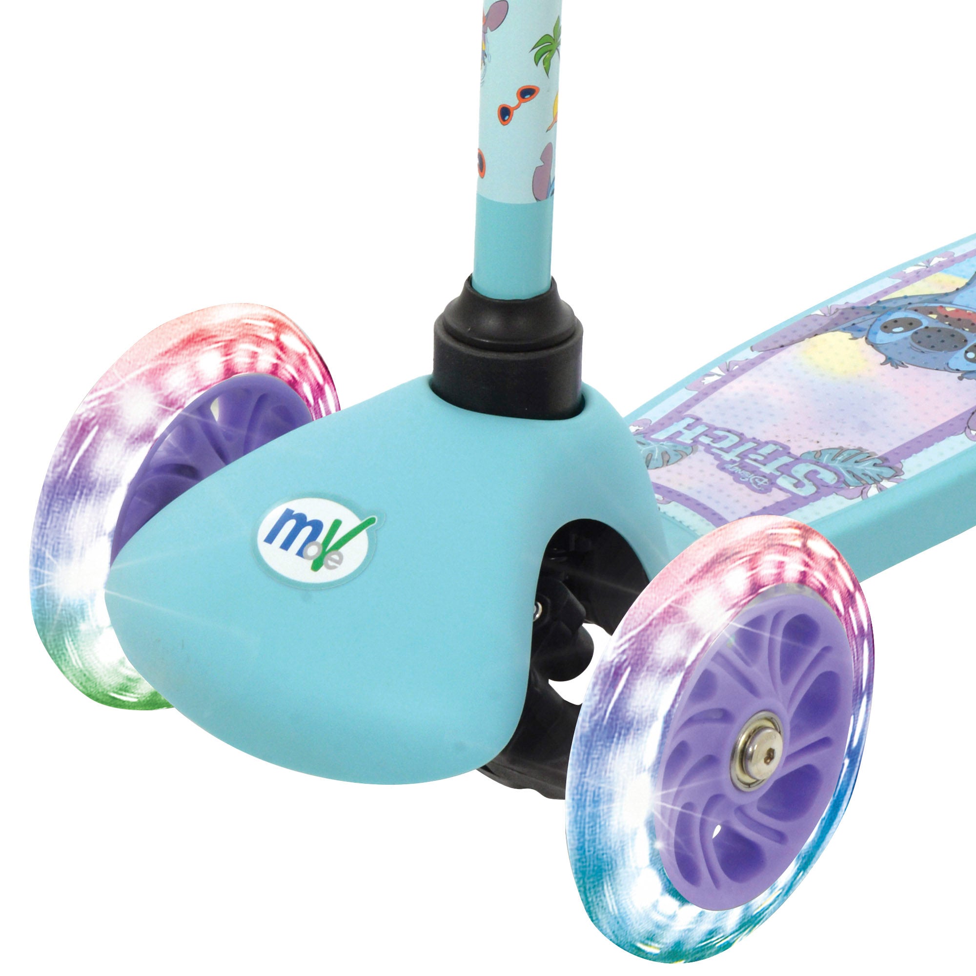Stitch Patinete 3 ruedas máx. 20 kg con luces