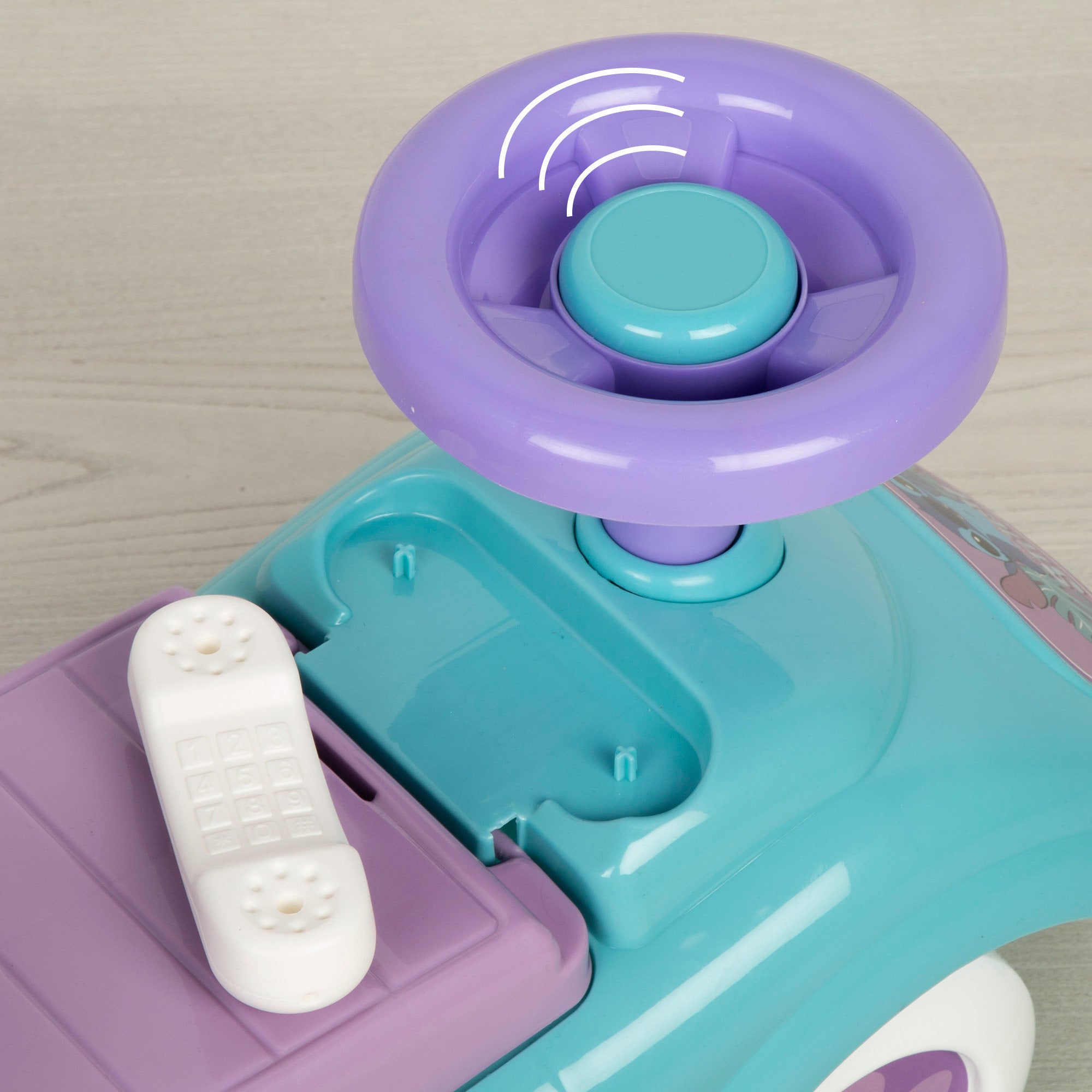 Stitch Correpasillos con teléfono, bocina y almacenaje