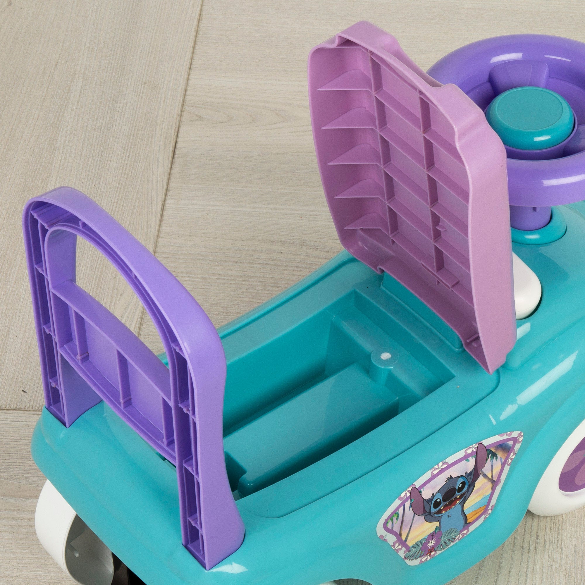 Stitch Correpasillos con teléfono, bocina y almacenaje