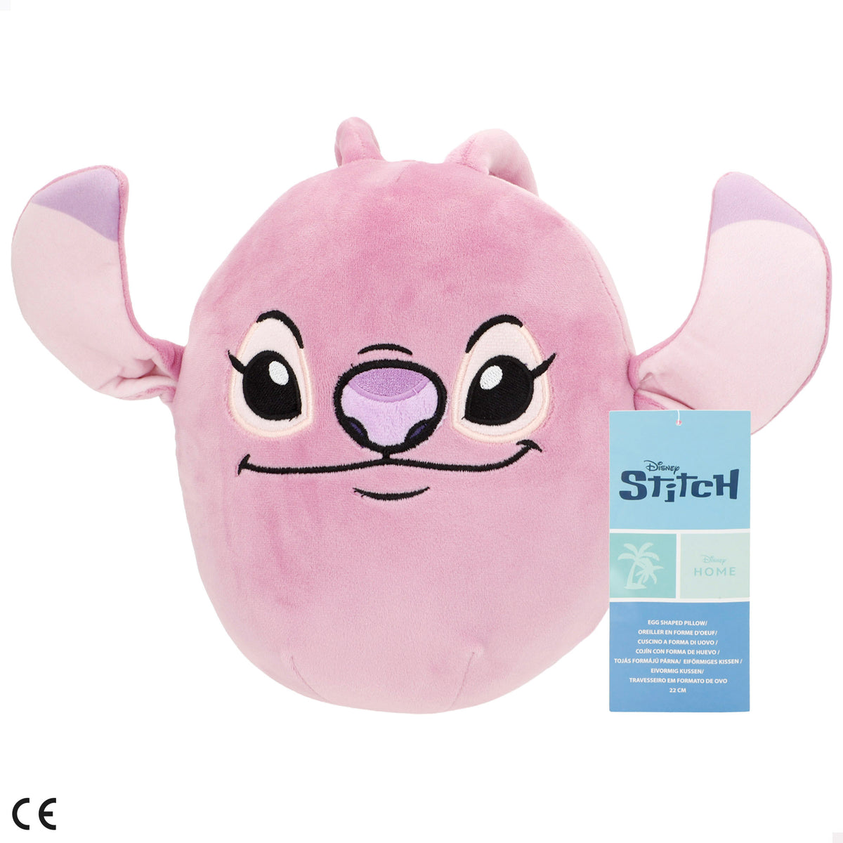 Stitch Almohada peluche Angel 22 cm + 3 años