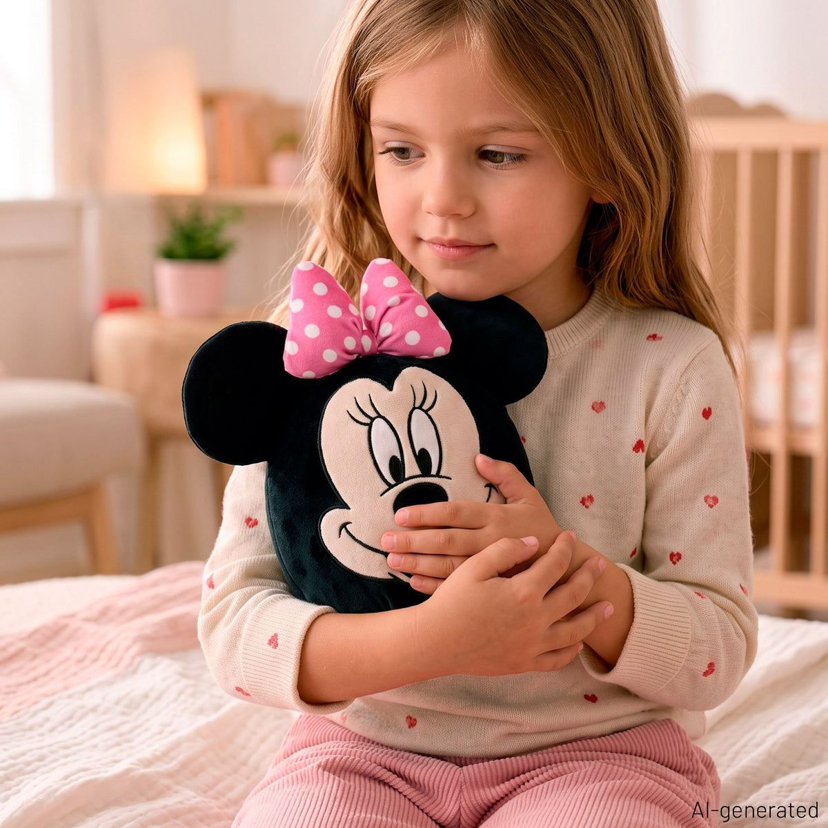Minnie Almohada peluche 22 cm + 3 años
